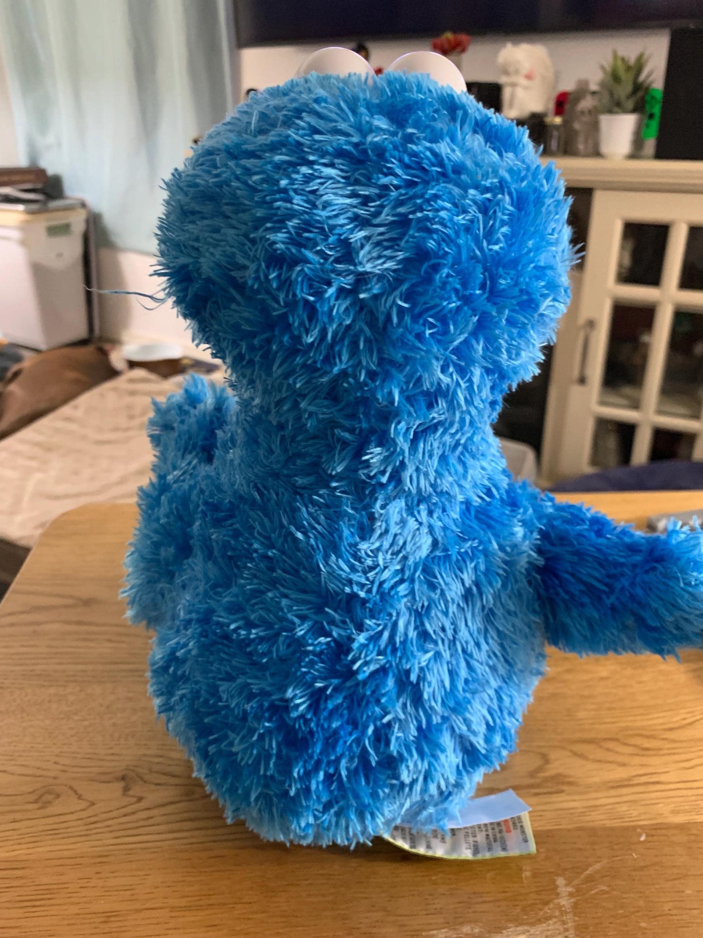 Gund Blue Sesame Street Cookie Monster plush.