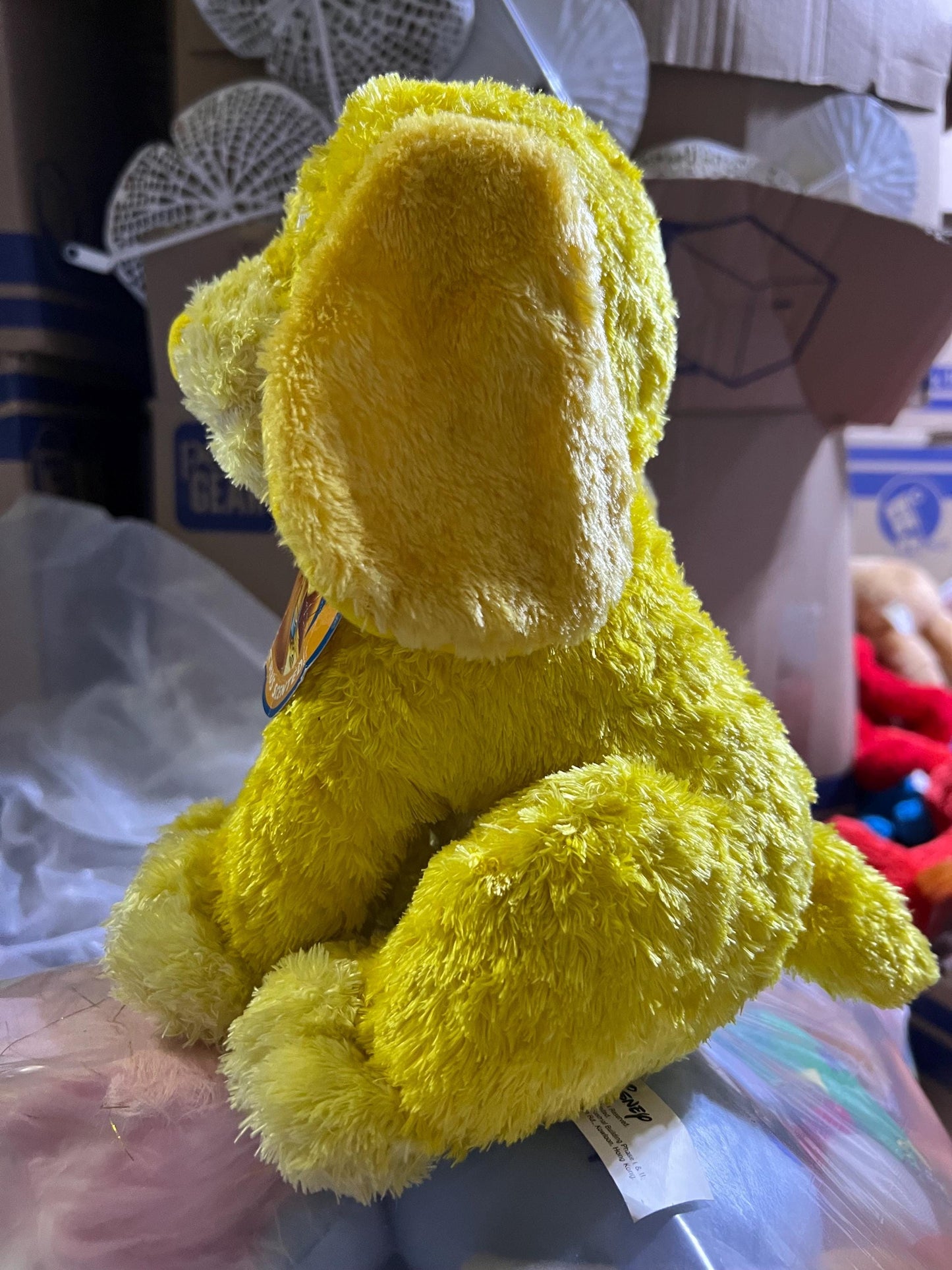 Disney Yellow Citrus Scented Lady From Lady & The Tramp Dog Plush. NWT