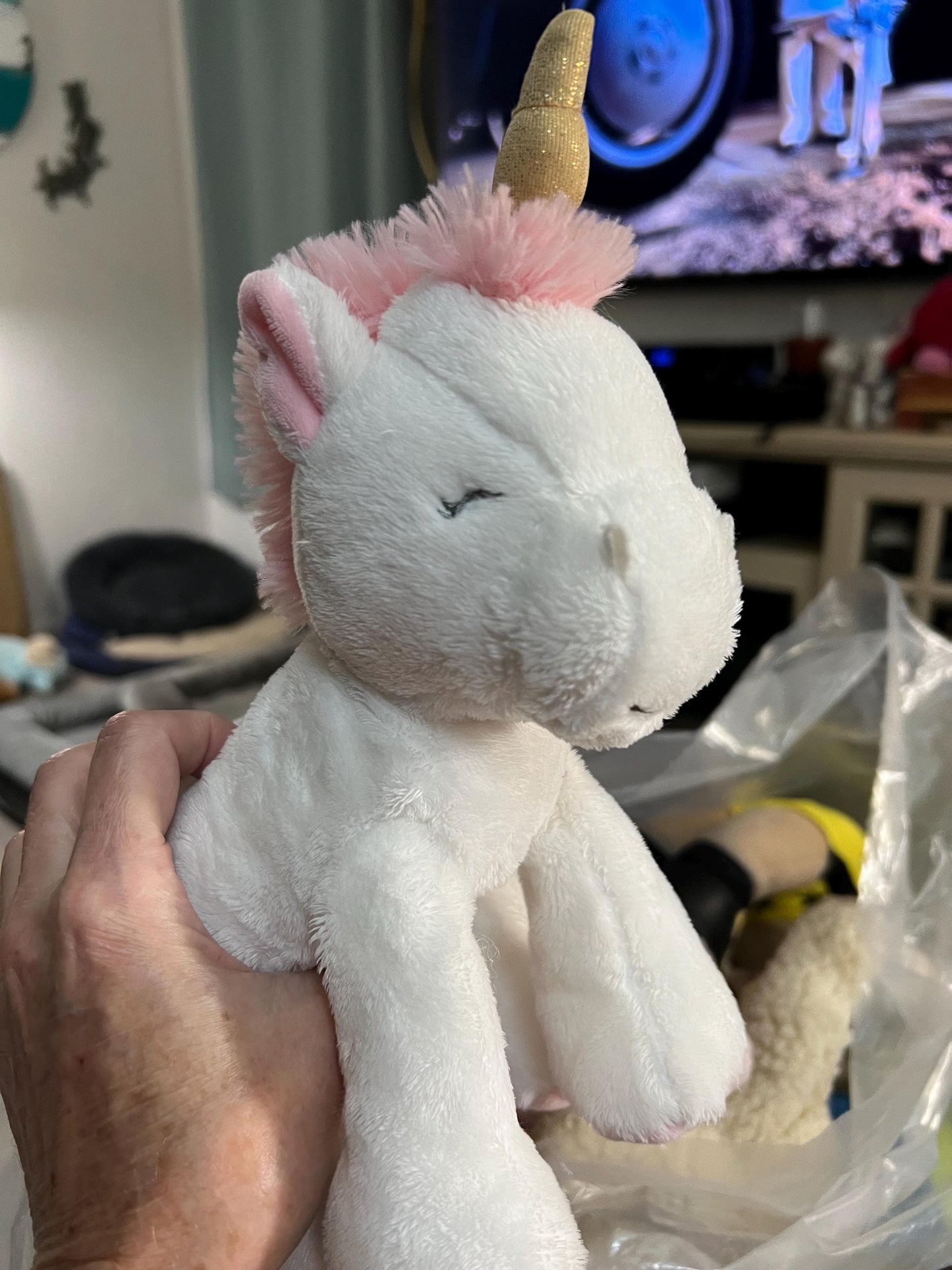 Carter's Unicorn Plush with Music Box