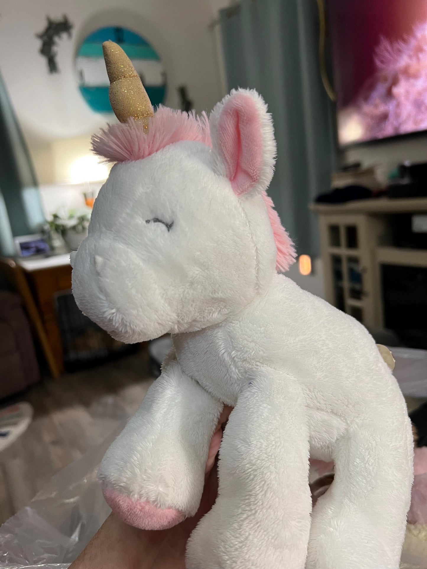 Carter's Unicorn Plush with Music Box