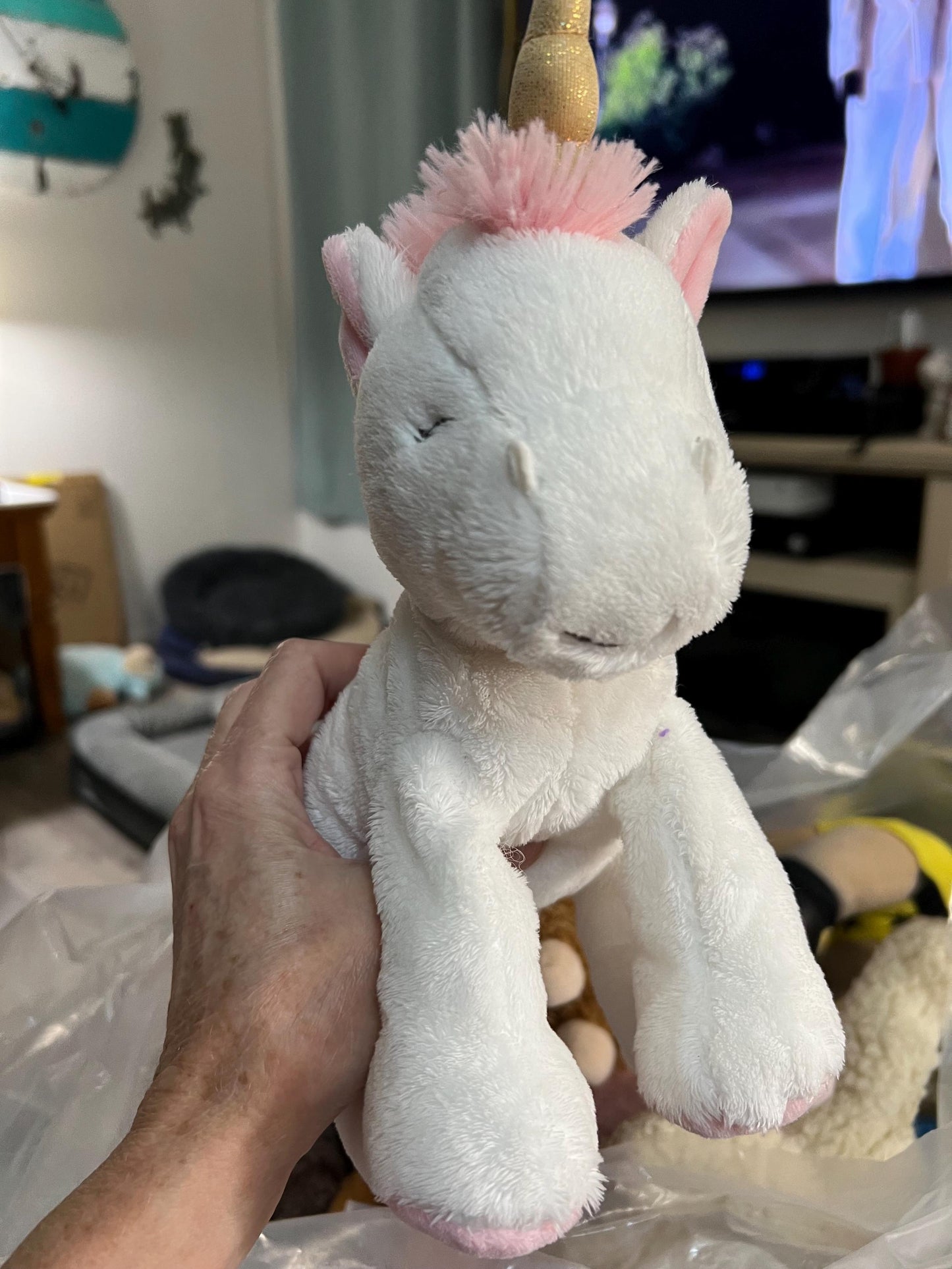 Carter's Unicorn Plush with Music Box