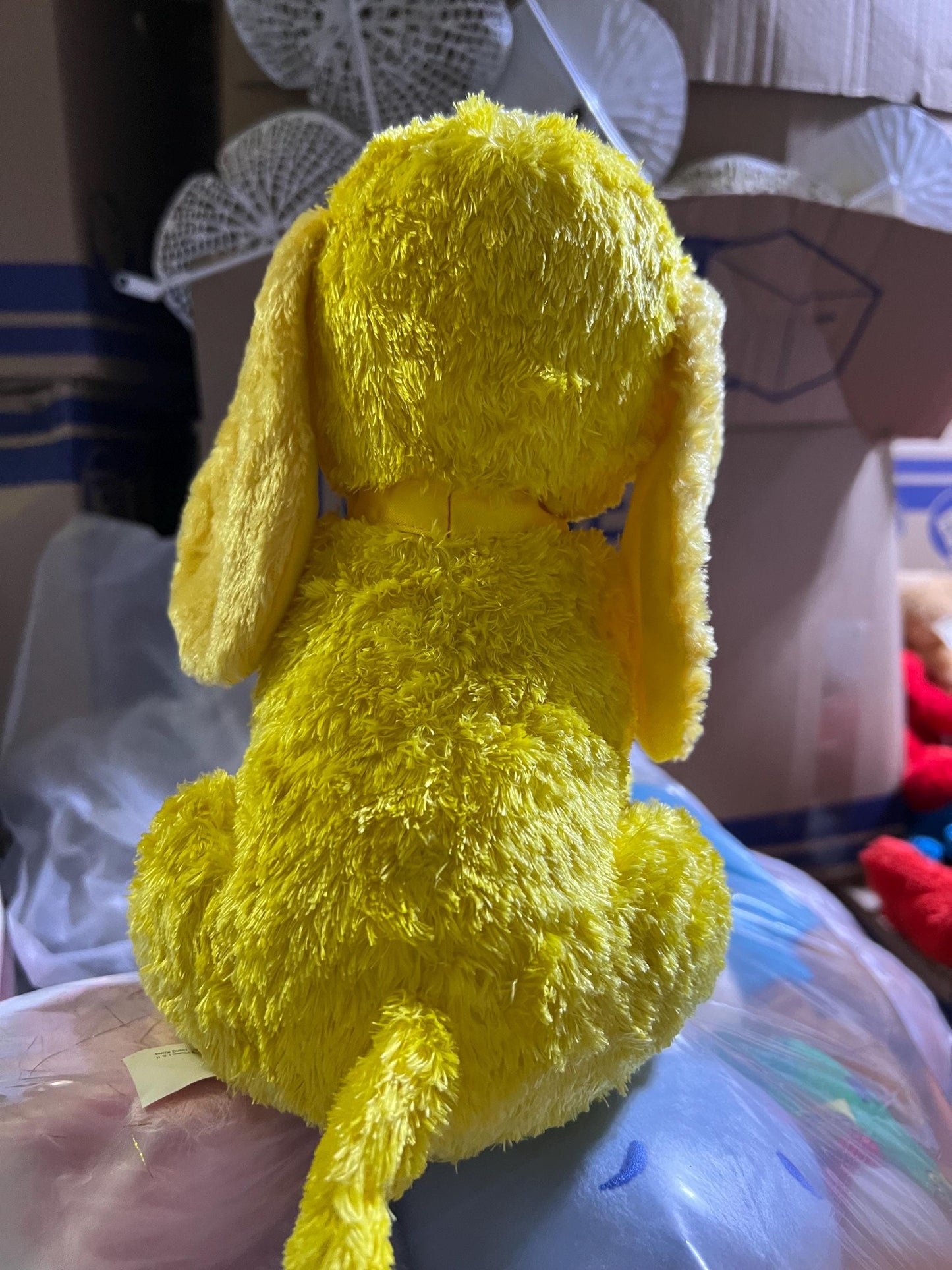 Disney Yellow Citrus Scented Lady From Lady & The Tramp Dog Plush. NWT