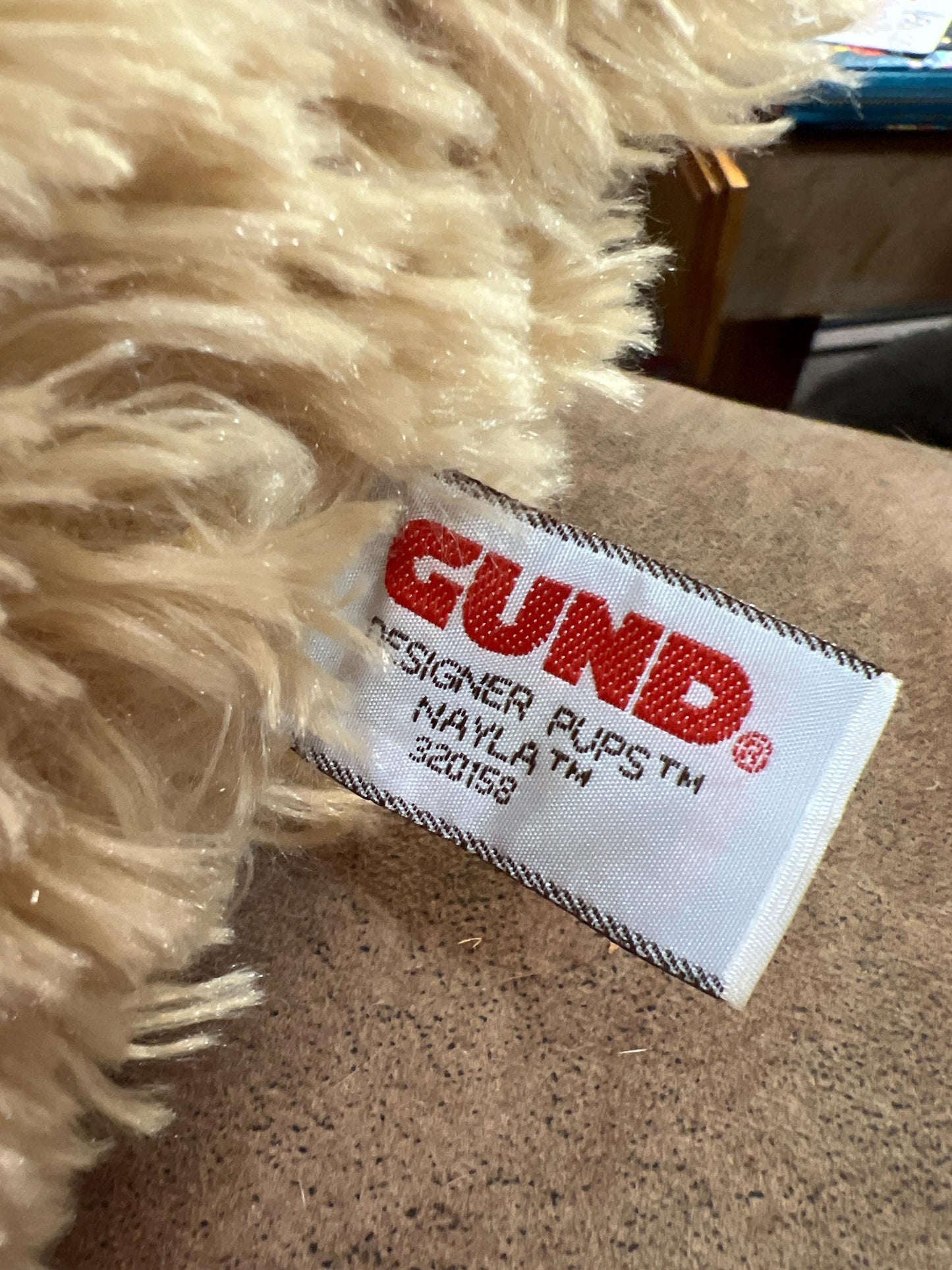 Gund Designer Pups Tan Nayla Cockapoo Dog Plush