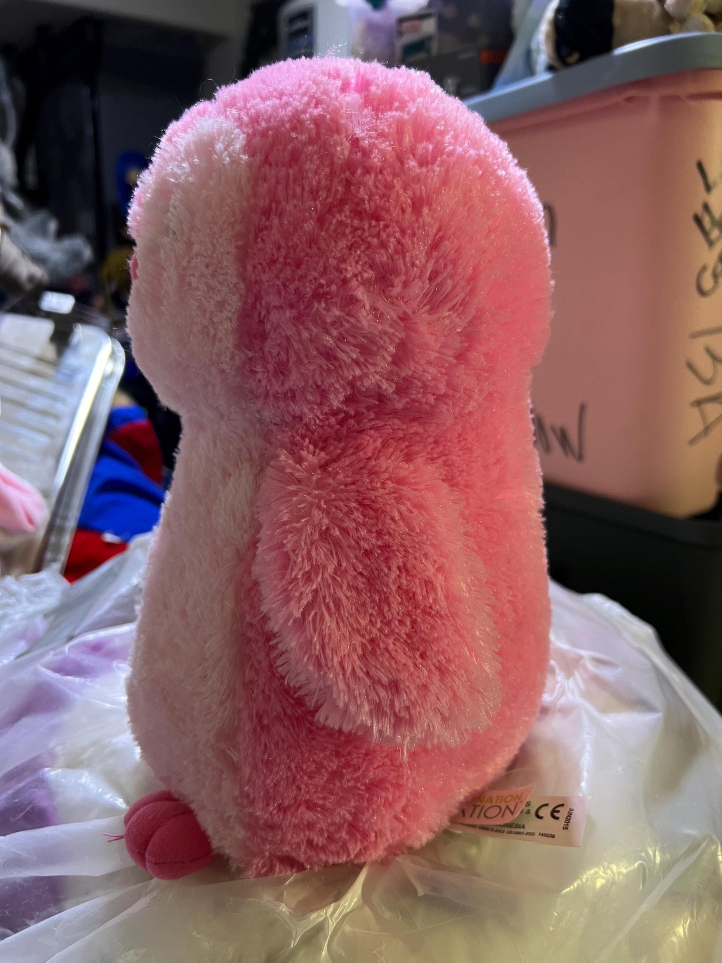 Destination Nation Pink And Light Pink Penguin Plush