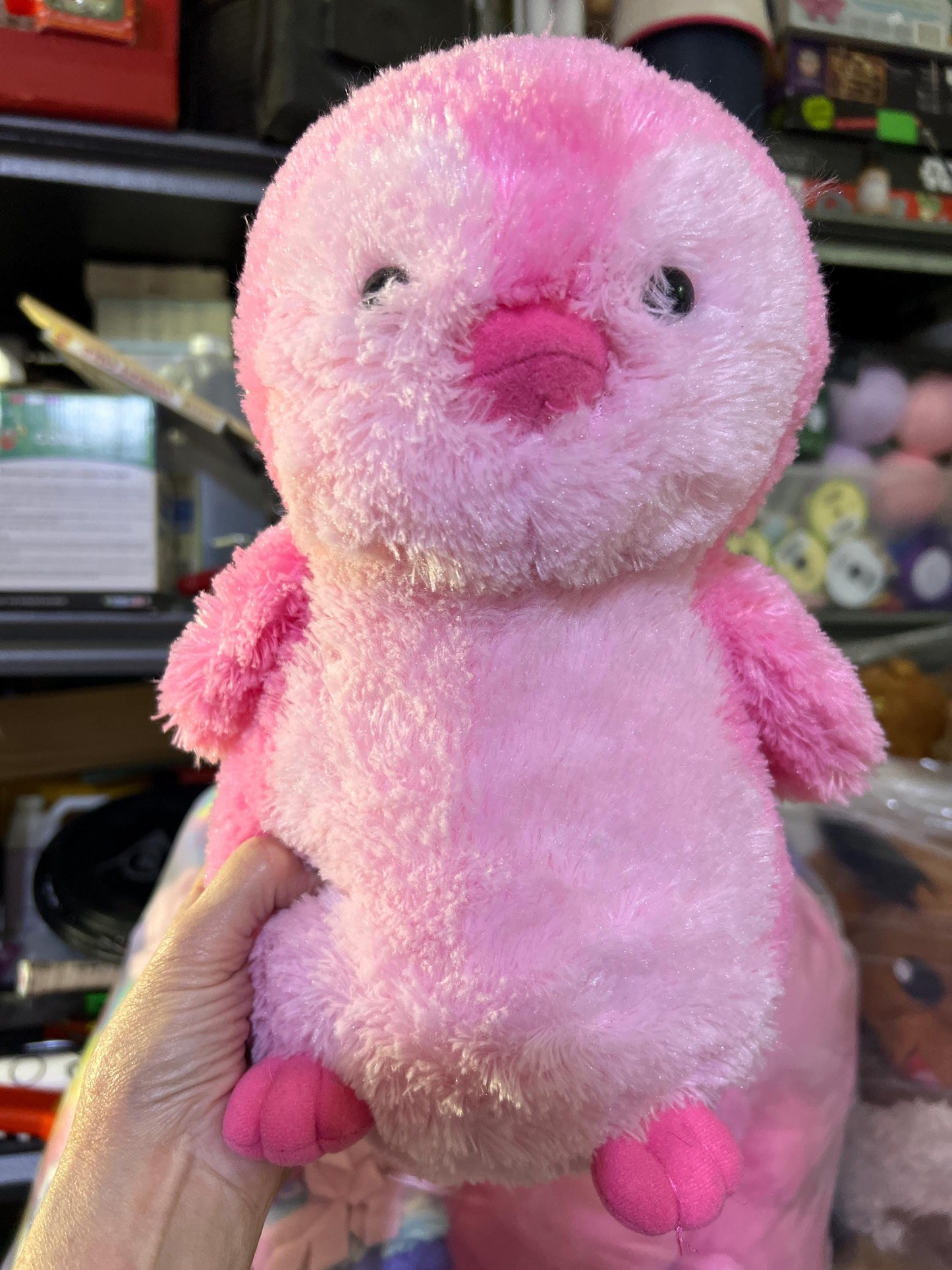 Destination Nation Pink And Light Pink Penguin Plush
