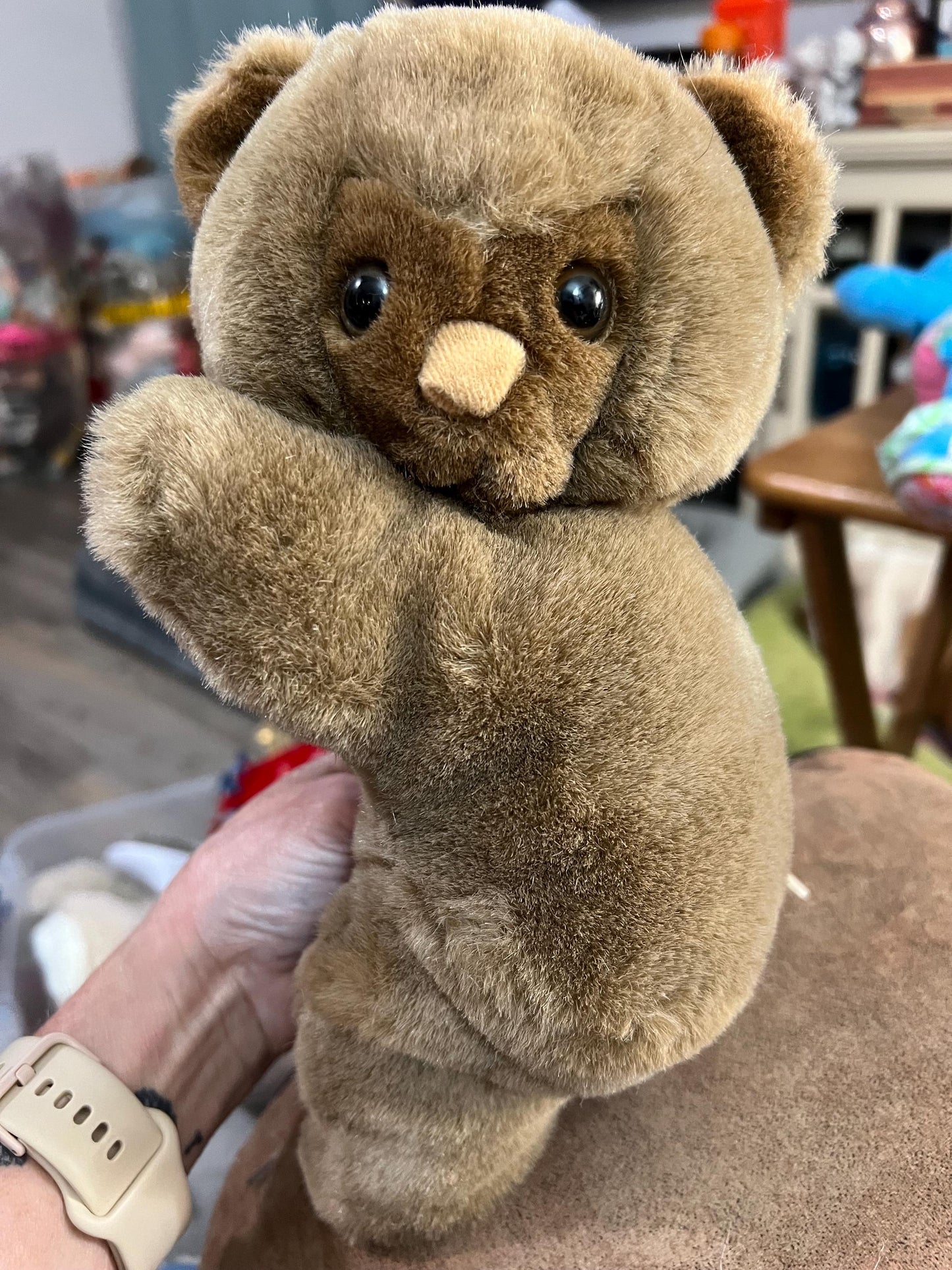 The Bercor Collection Laying Baby Bear Stuffed Animal