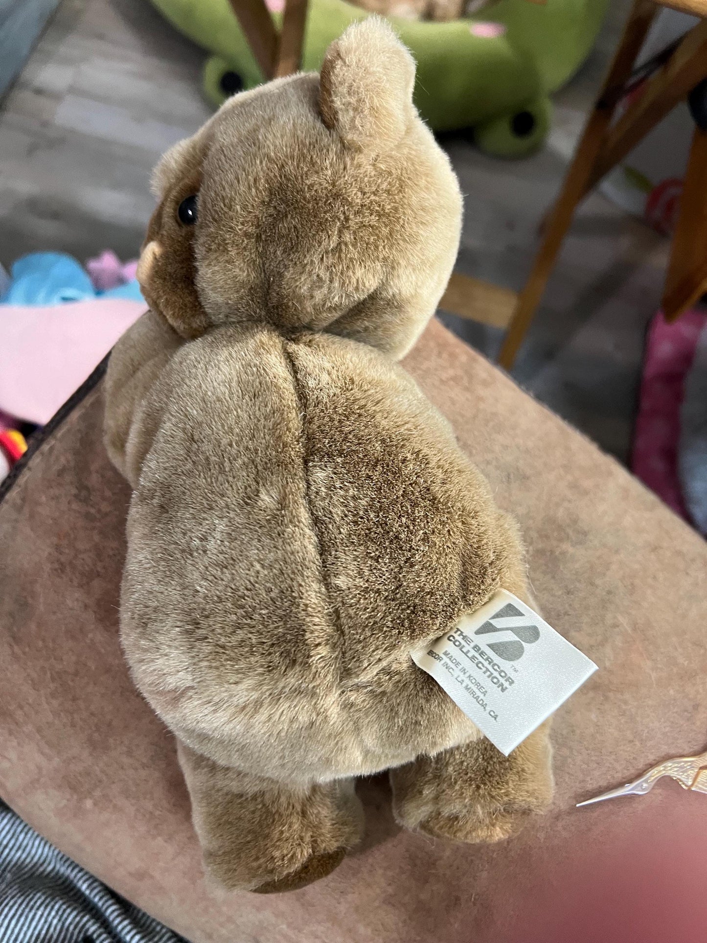 The Bercor Collection Laying Baby Bear Stuffed Animal