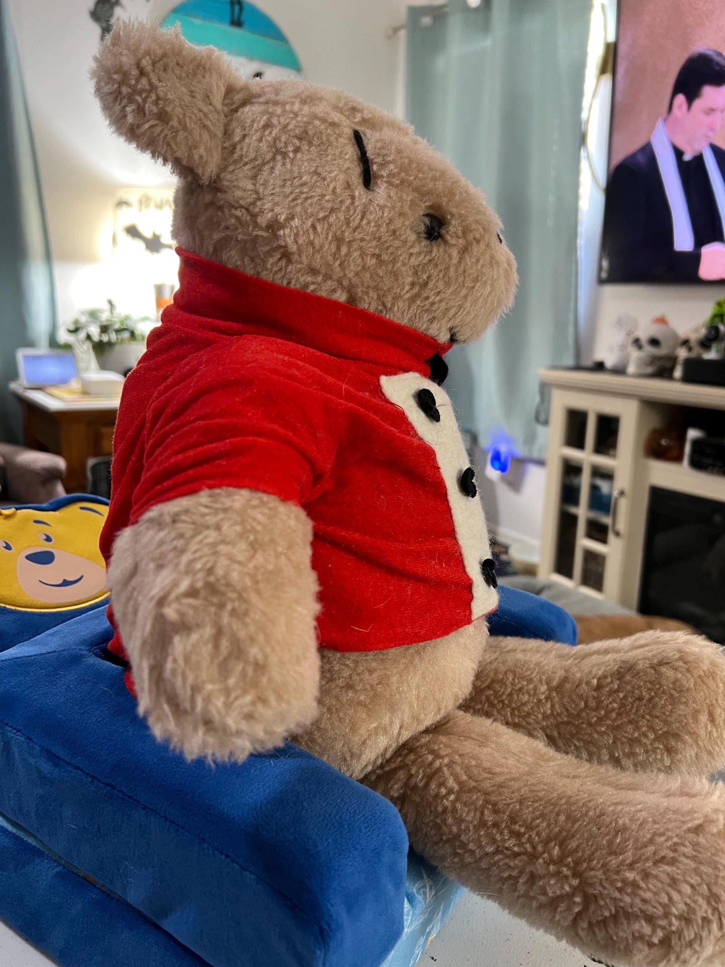 Vintage Drummer Teddy Bear, Rare Plush Toy