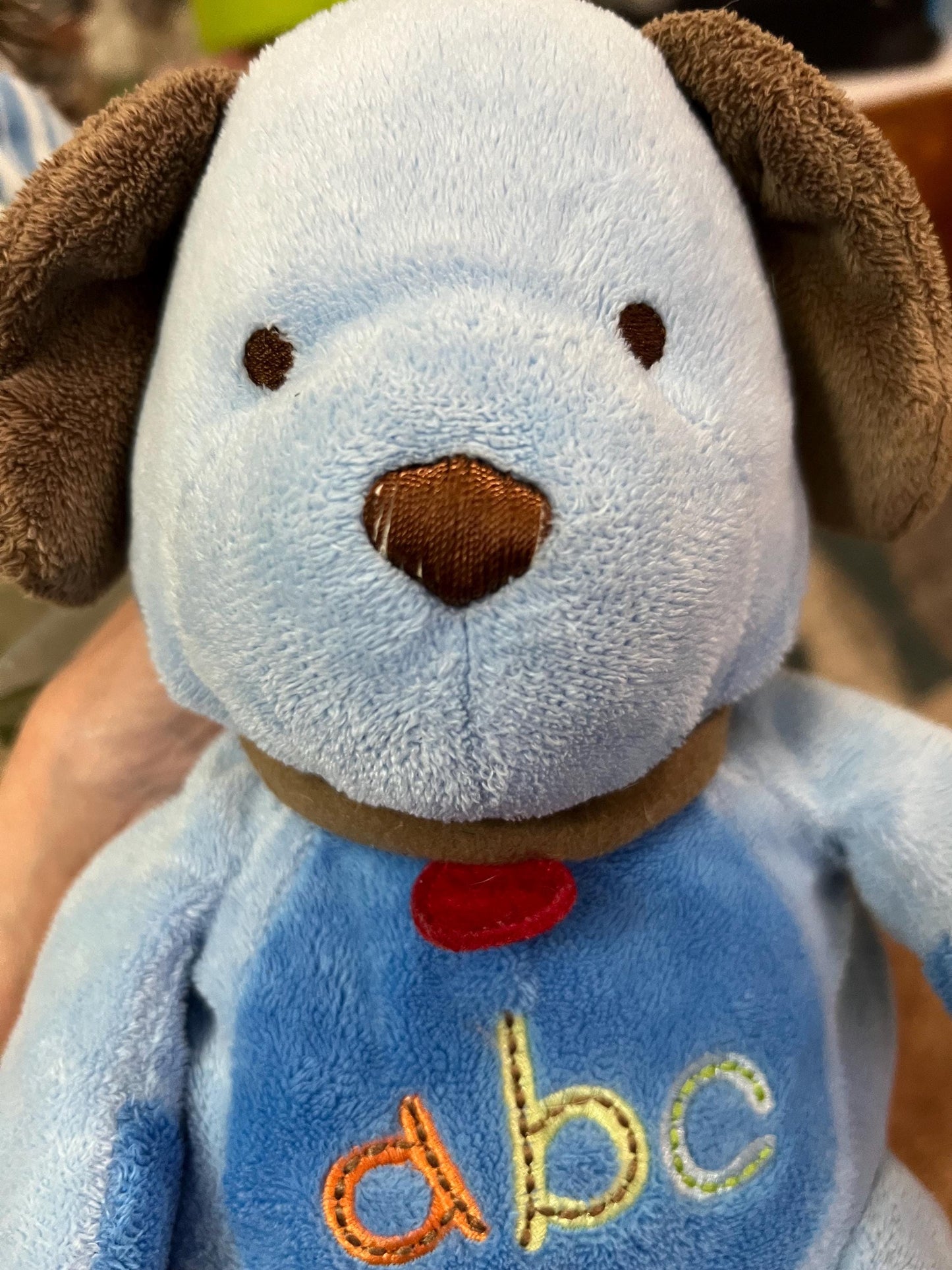 Ultra Rare Child of Mine Carters Blue ABC Dog Plush Vintage Collector Quality