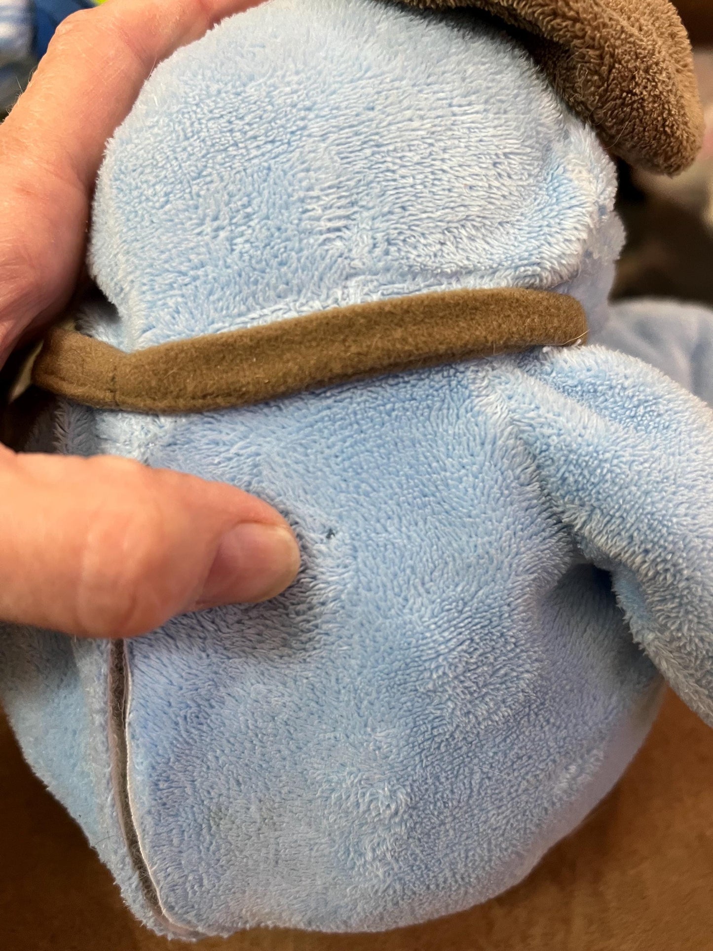 Ultra Rare Child of Mine Carters Blue ABC Dog Plush Vintage Collector Quality