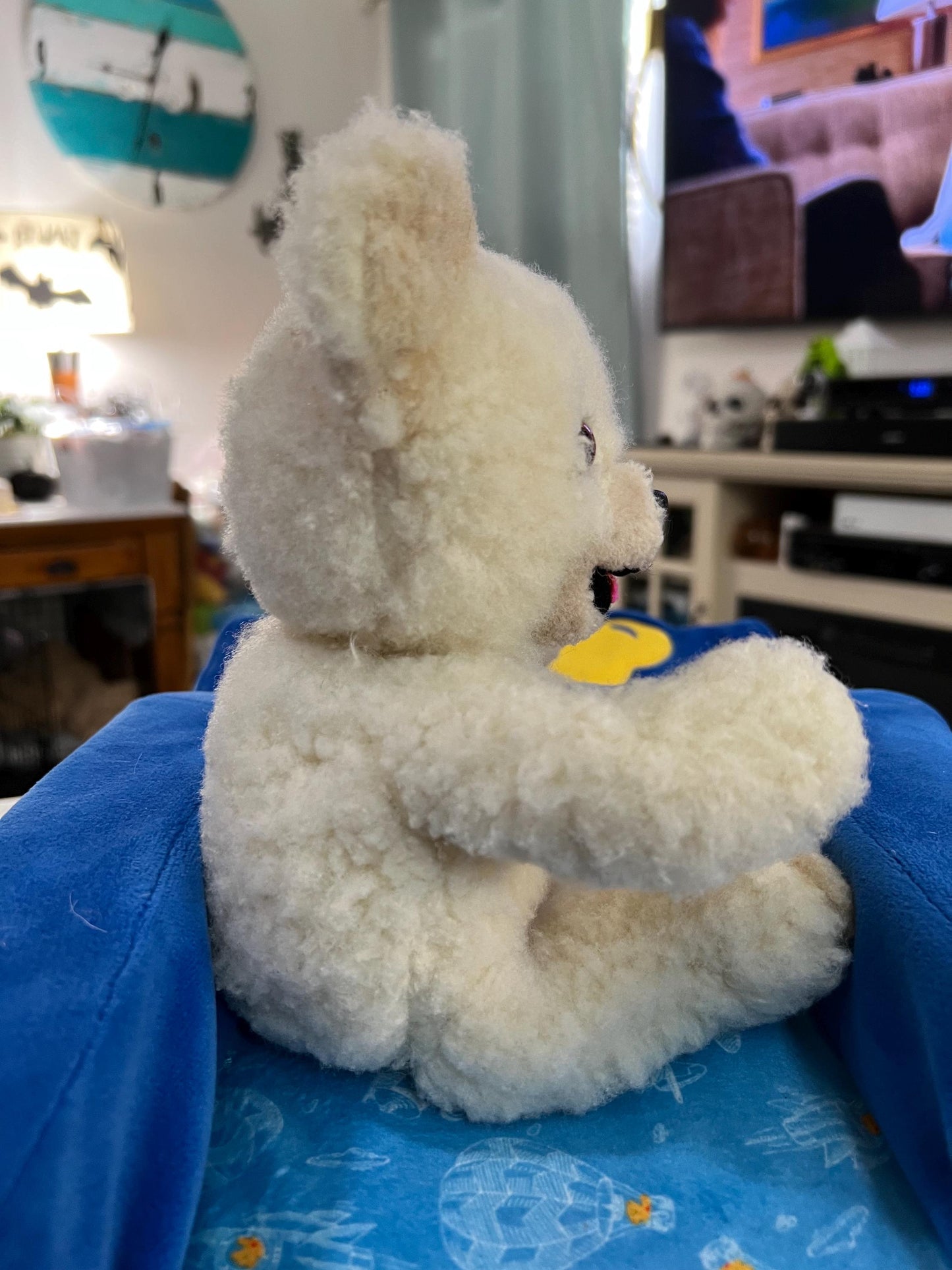 Russ Berrie Snuggle The Bear Fabric Softener Teddy Bear Plush. 1986.