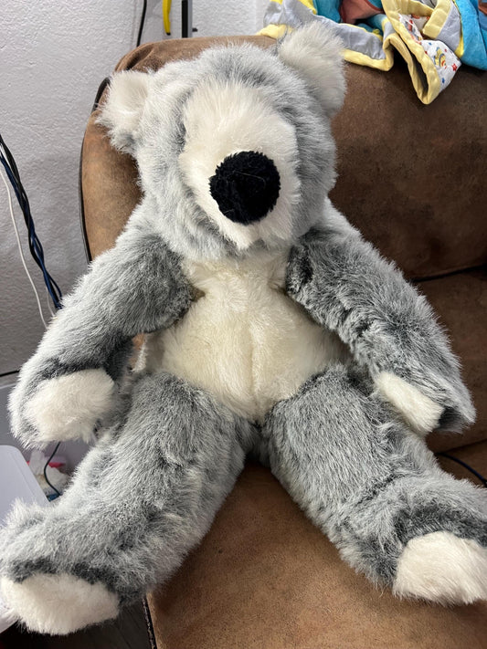 Caltoy Vintage Grey Bozzie Bear Plush