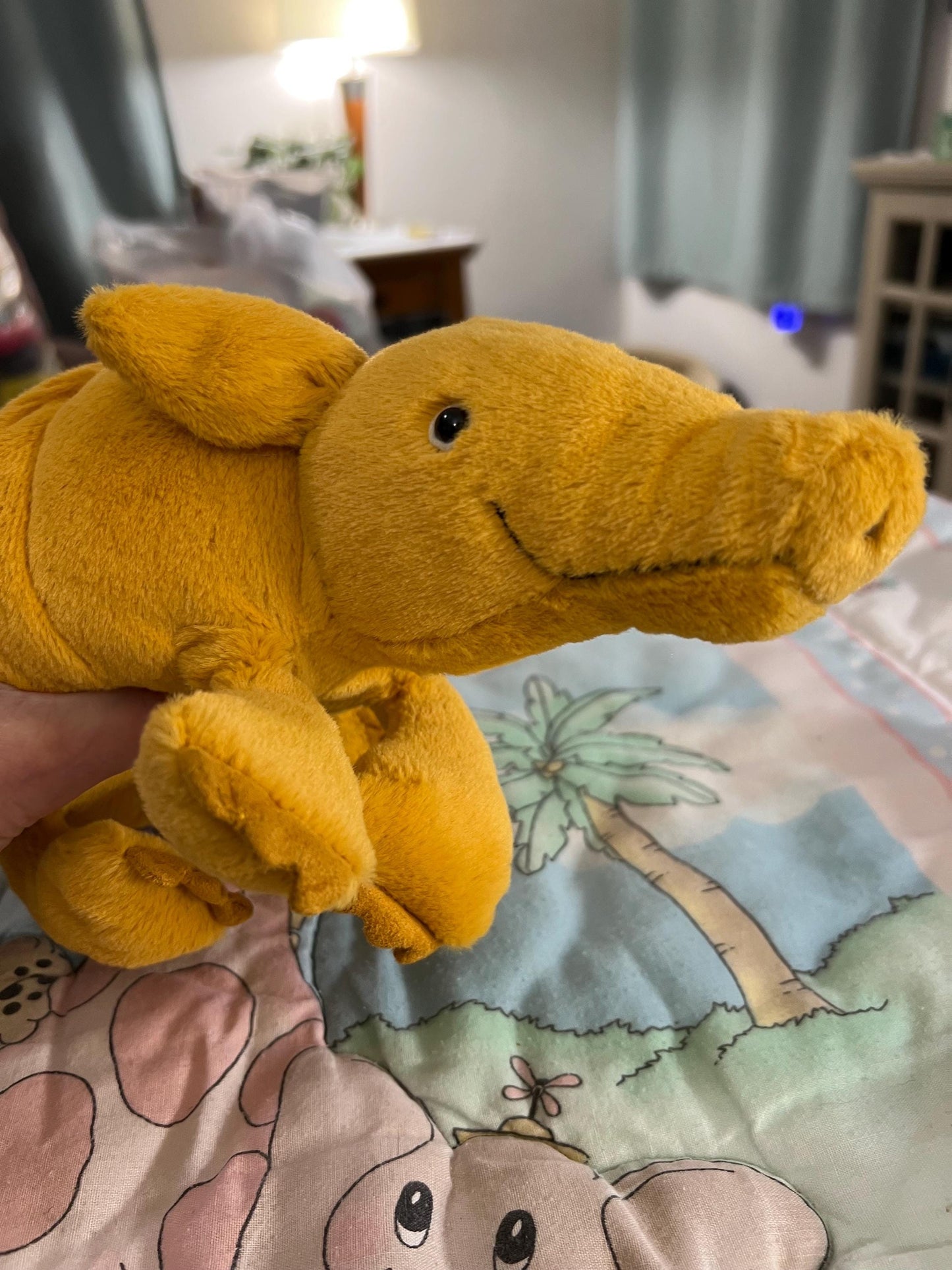Jellycat London Retired Mustard Vividie Armadillo Plush