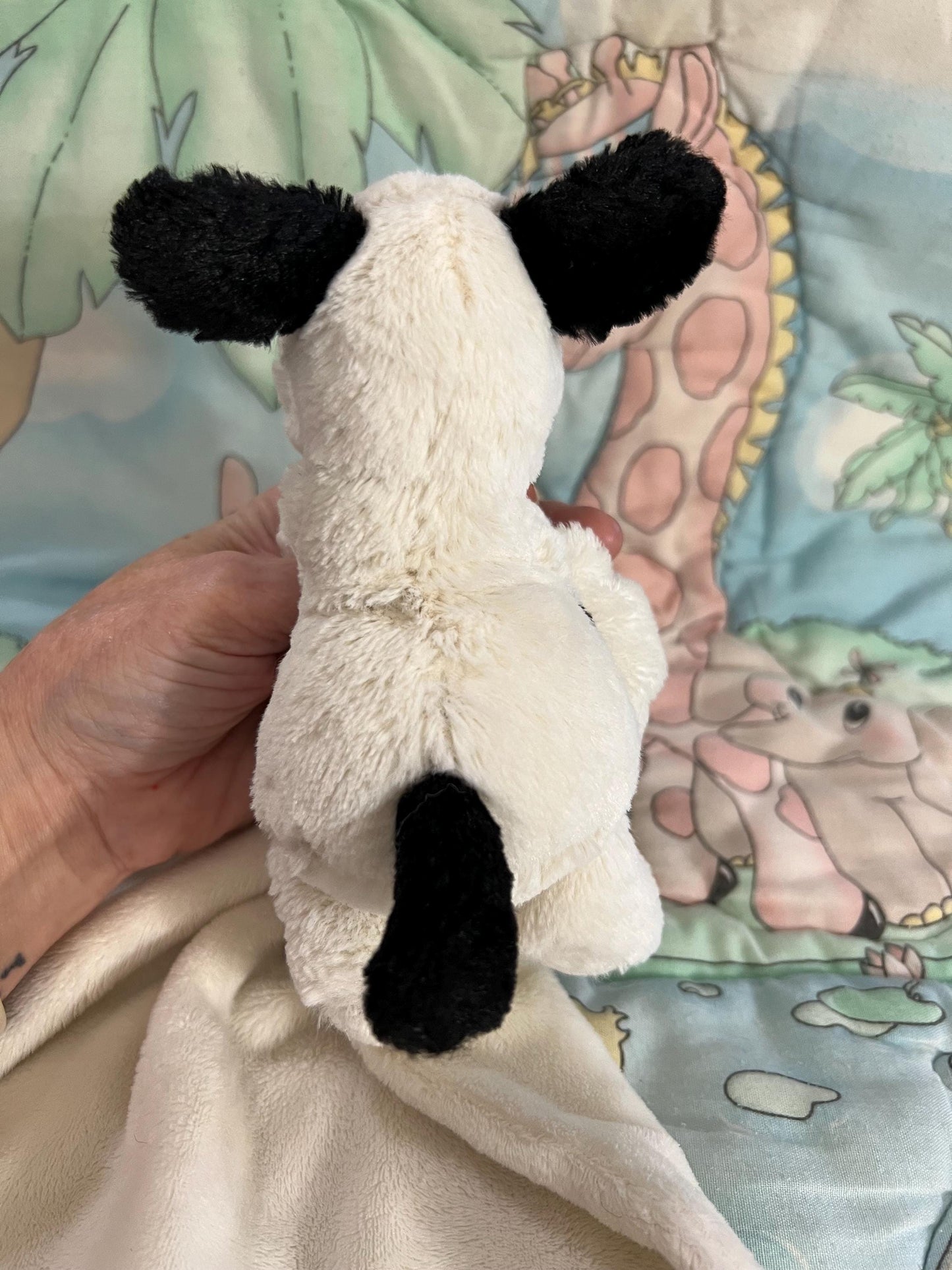 Jellycat Bashful Puppy Soother, Cream Security Blanket