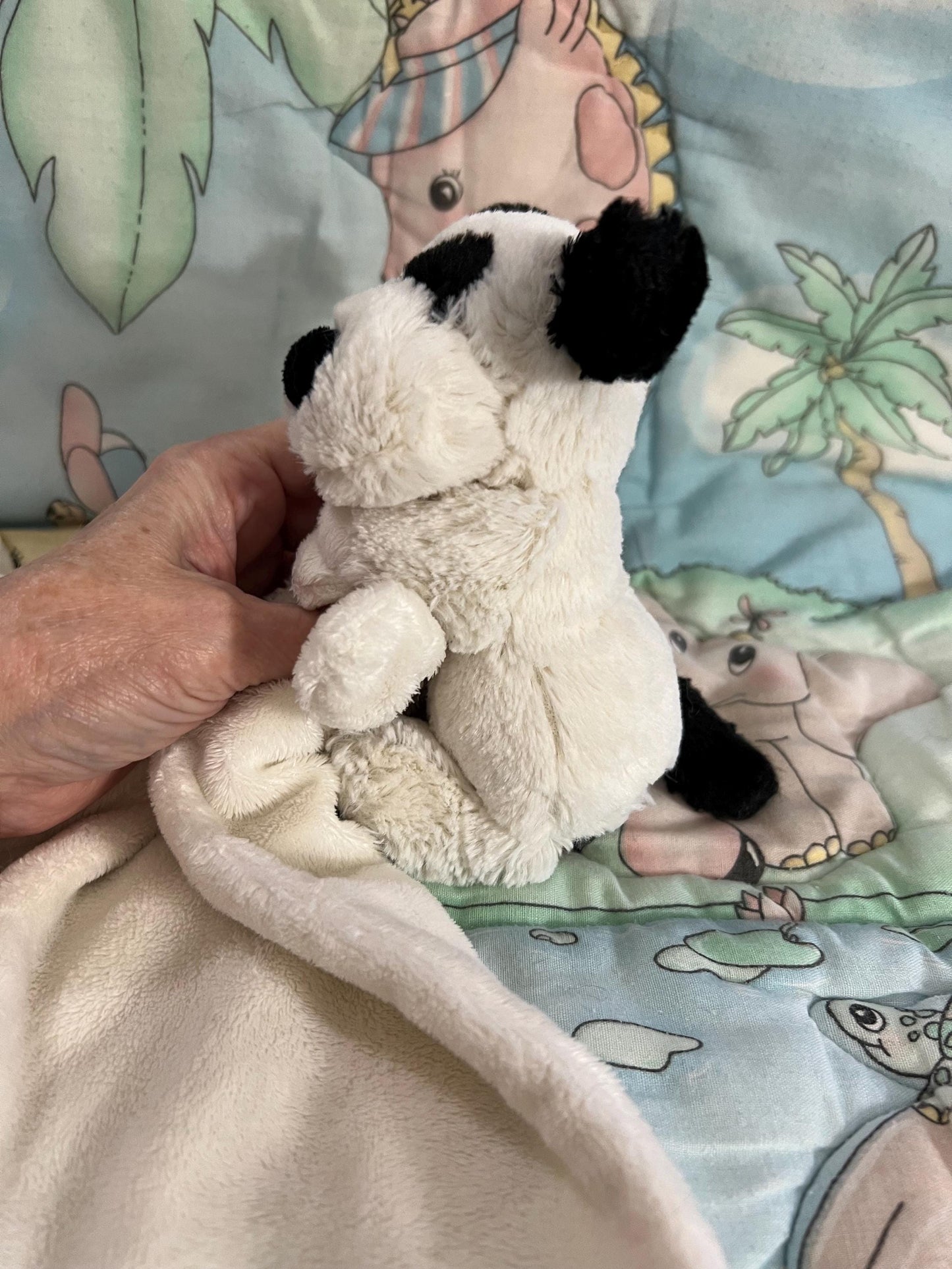 Jellycat Bashful Puppy Soother, Cream Security Blanket