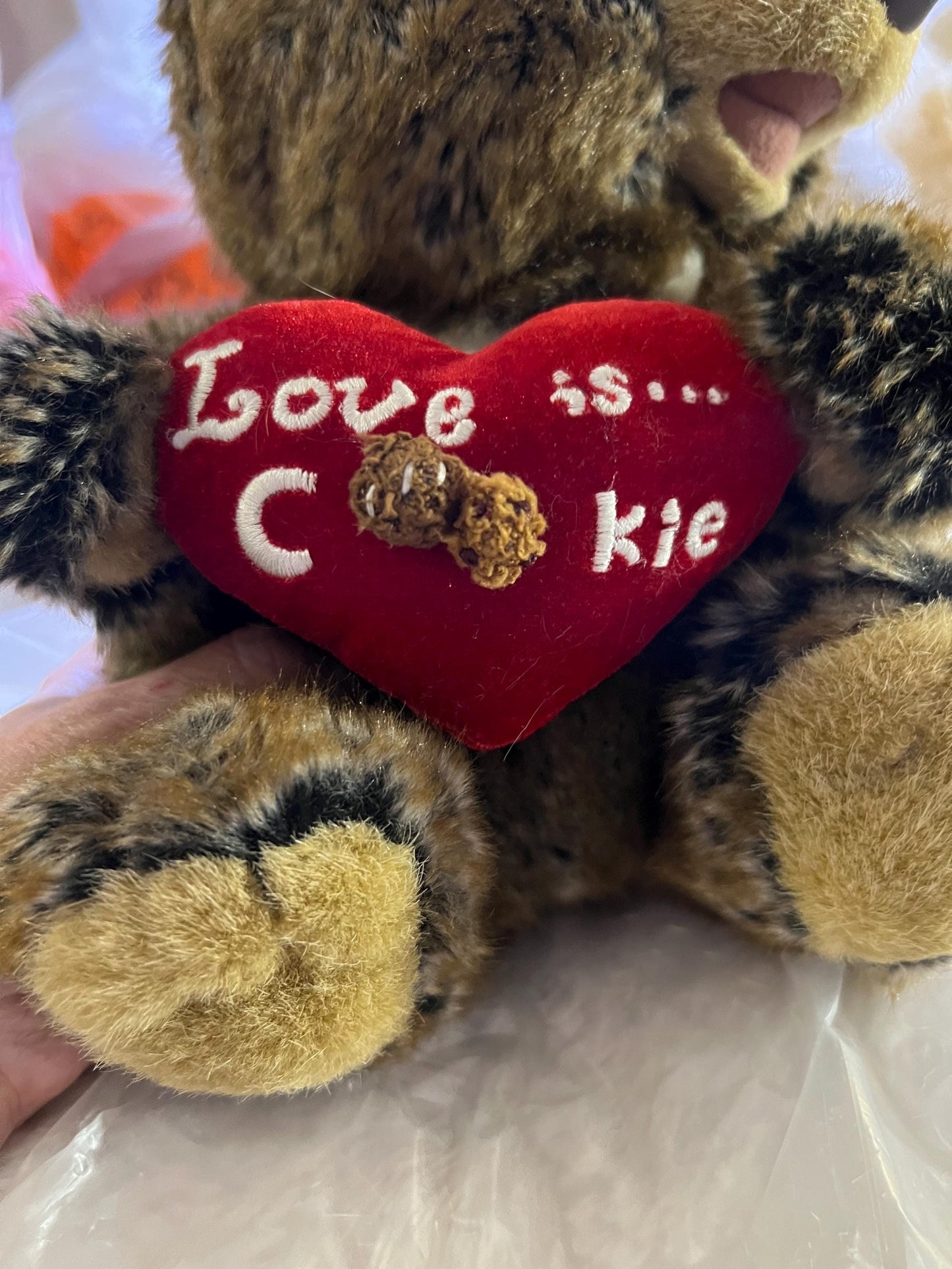 Cookie Brown Teddy Bear Plush Toy - Love Is...