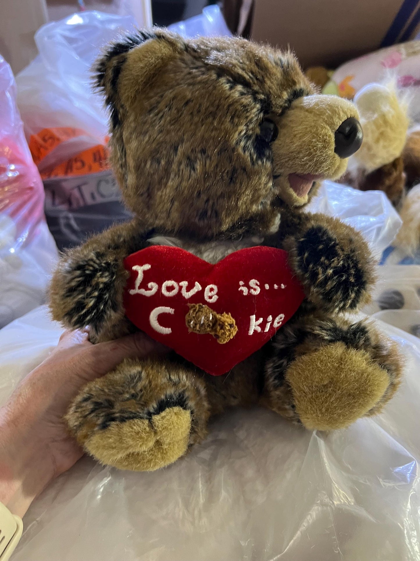 Cookie Brown Teddy Bear Plush Toy - Love Is...