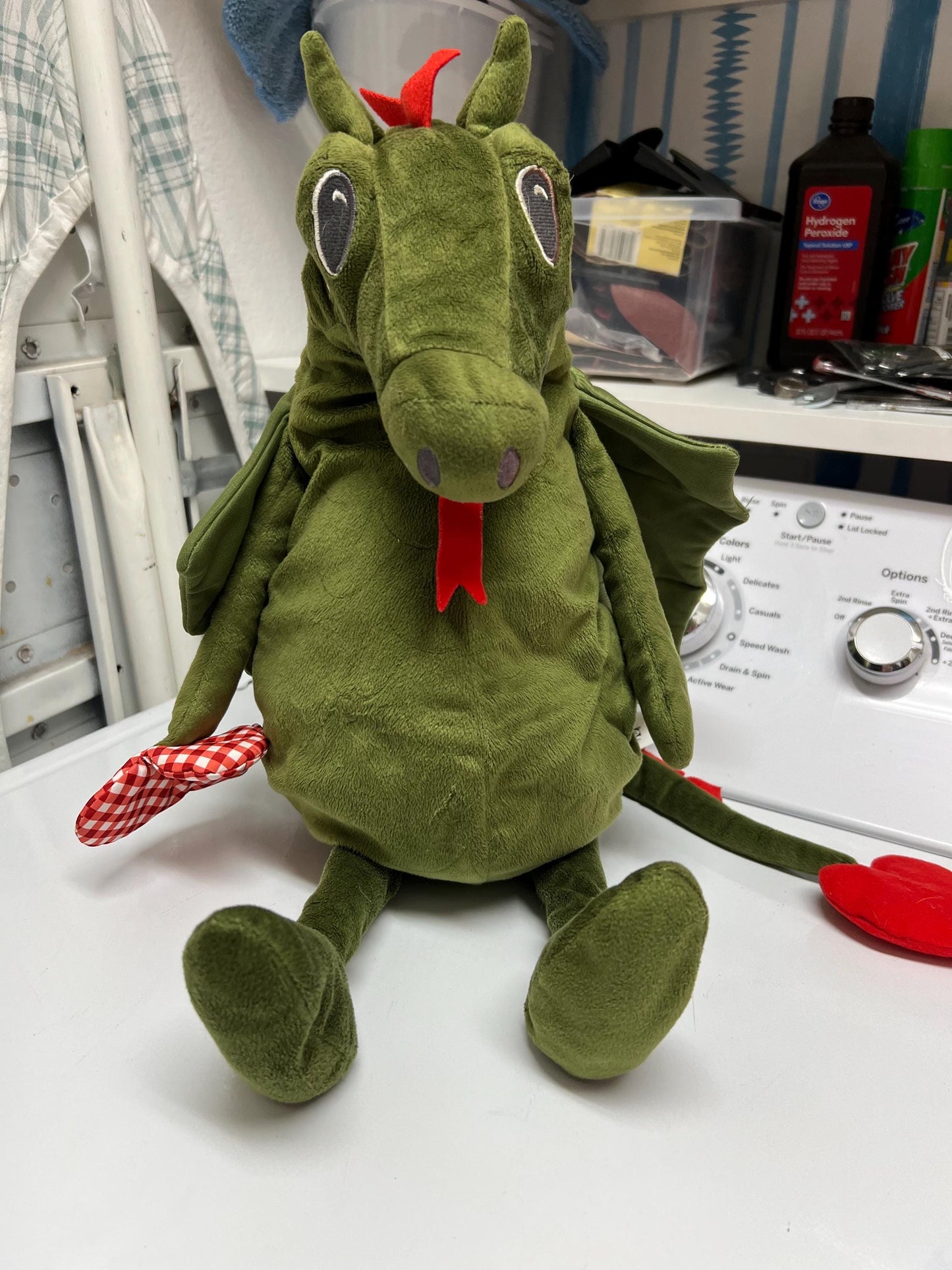 Ikea Flygdrake Green Dragon Plush