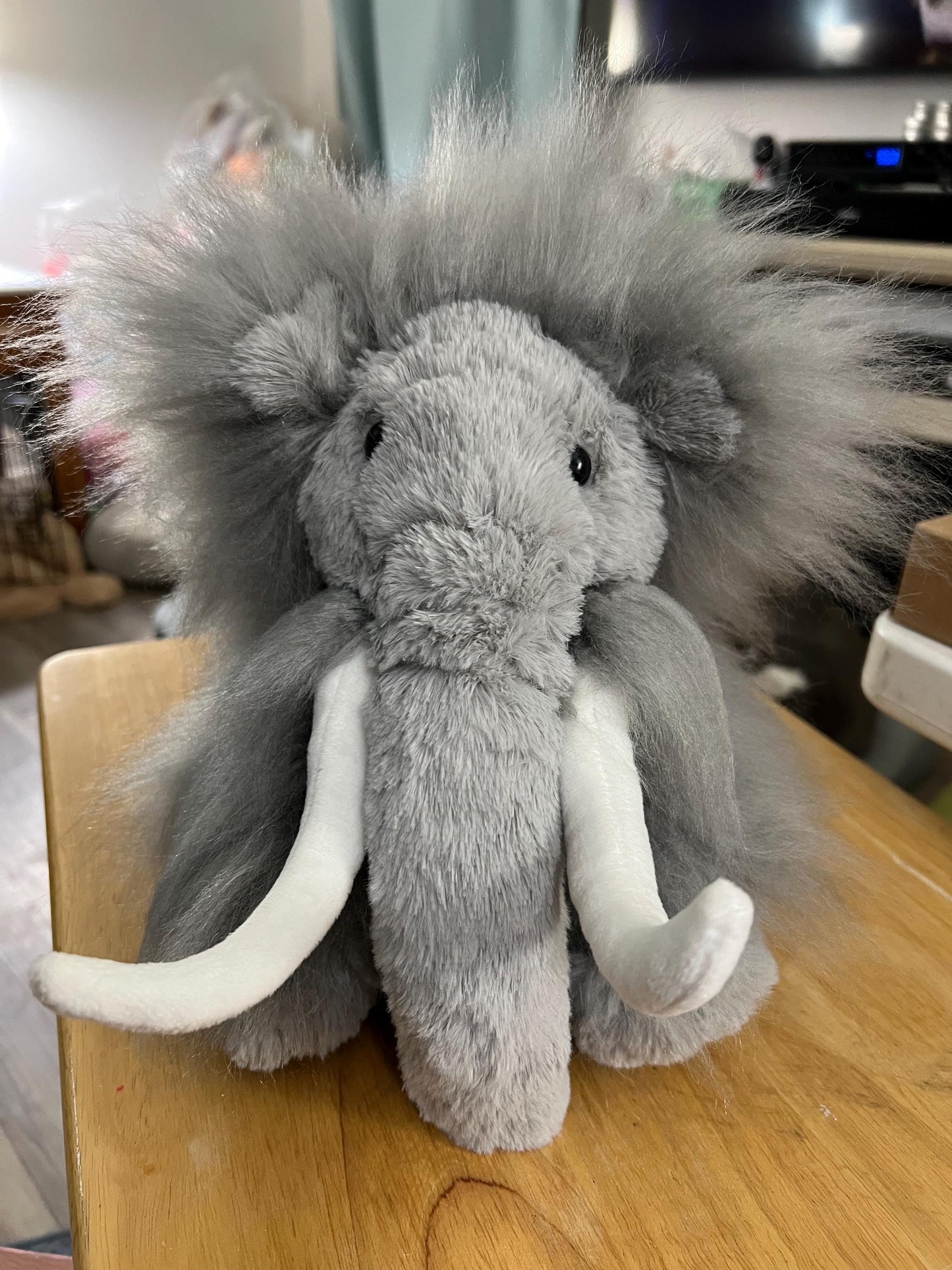 Portland Plush Gray Watson The Wooly Mammoth Elephant Stuffed Animal Plush.