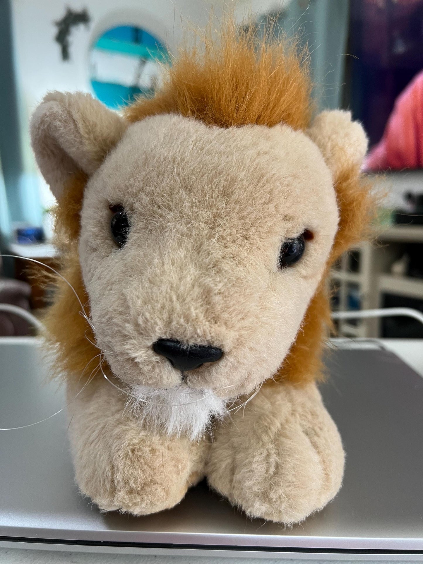 Squeez-em’s Vintage Tan Lion Plush