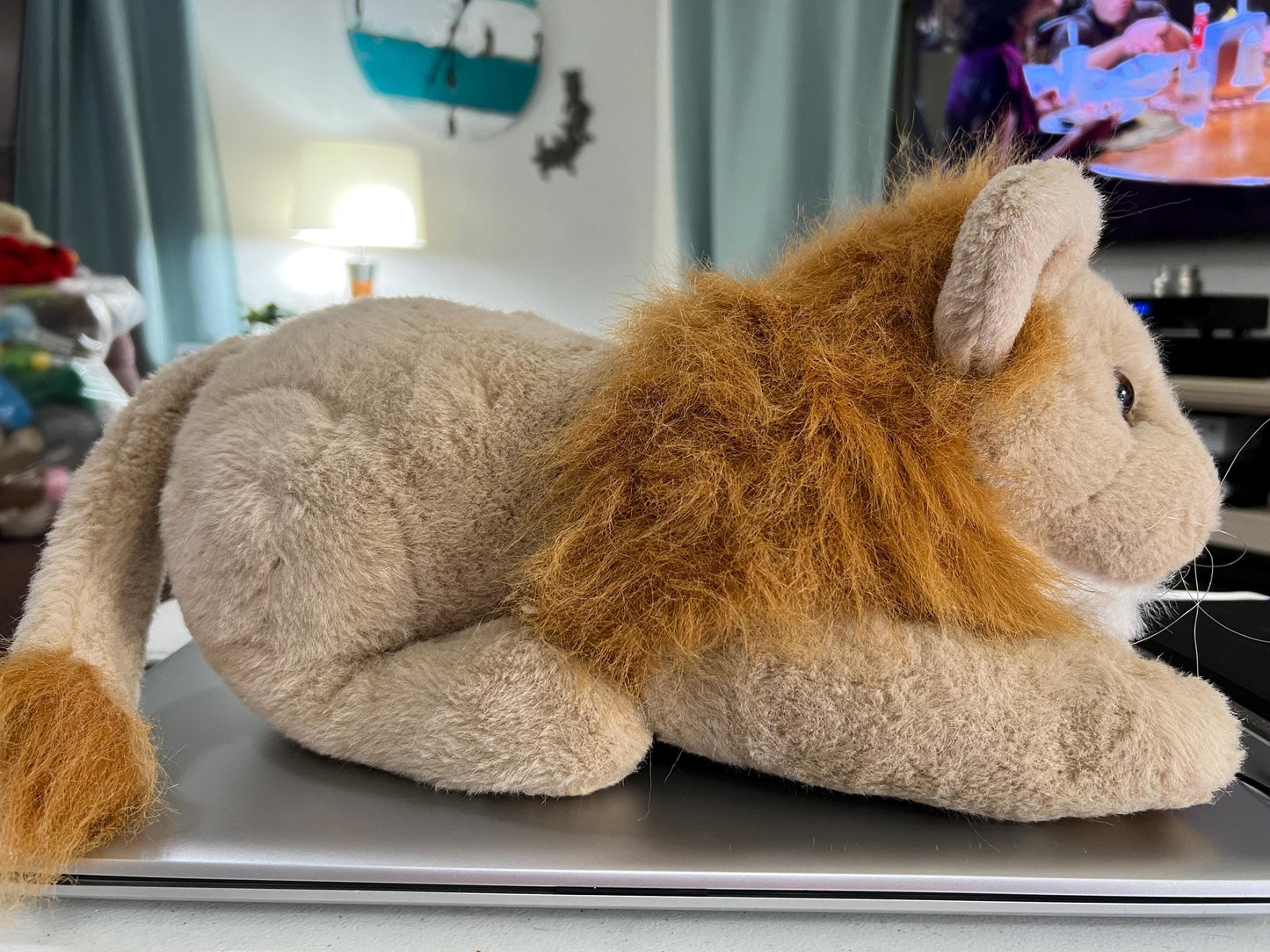 Squeez-em’s Vintage Tan Lion Plush