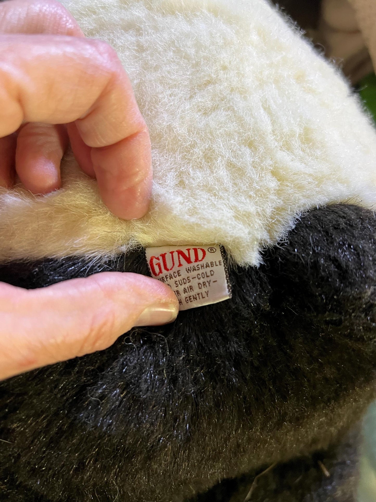 Vintage Large Gund Panda Bear Plush