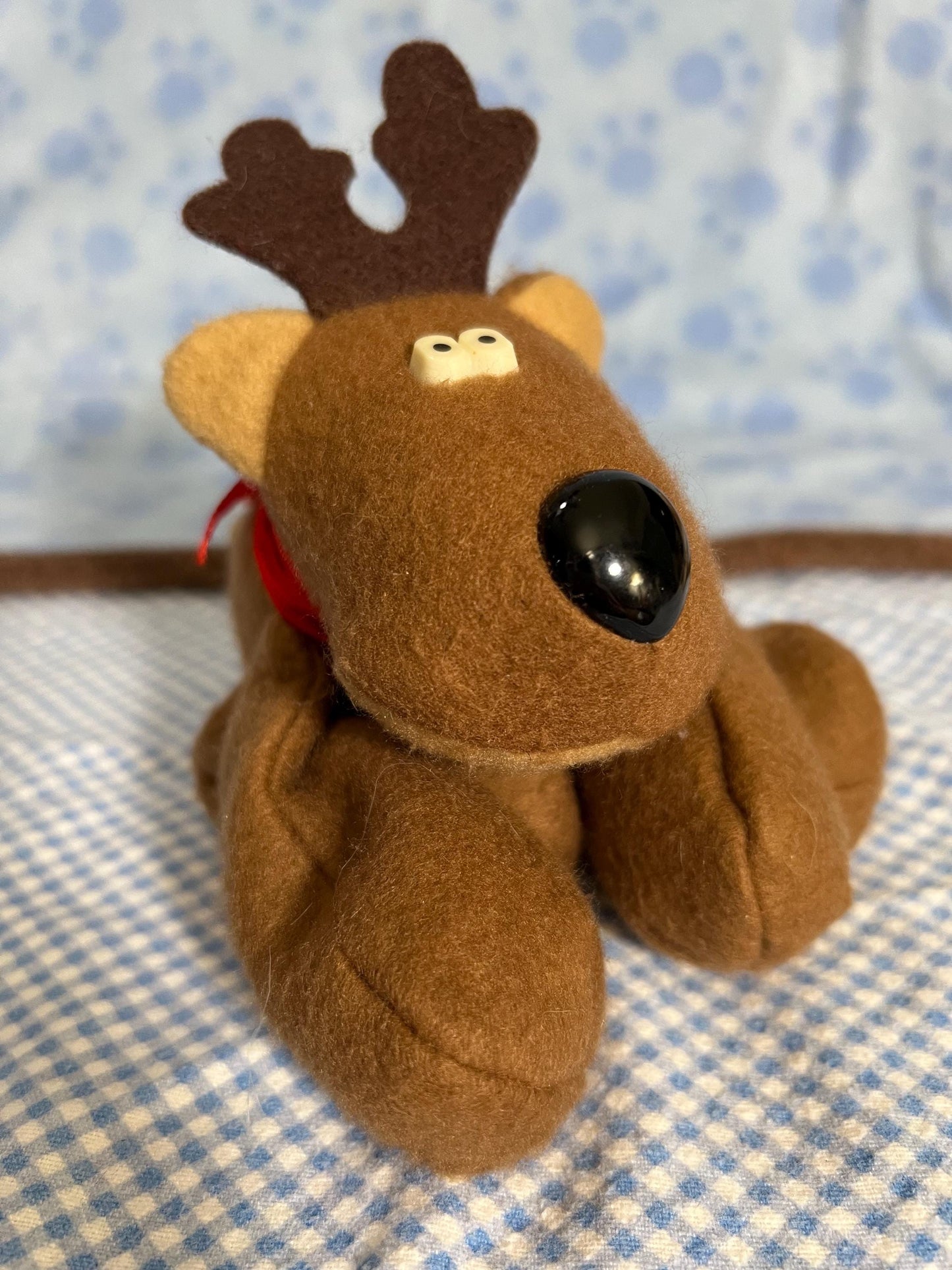 Rodney Christmas reindeer plush Hallmark 1979