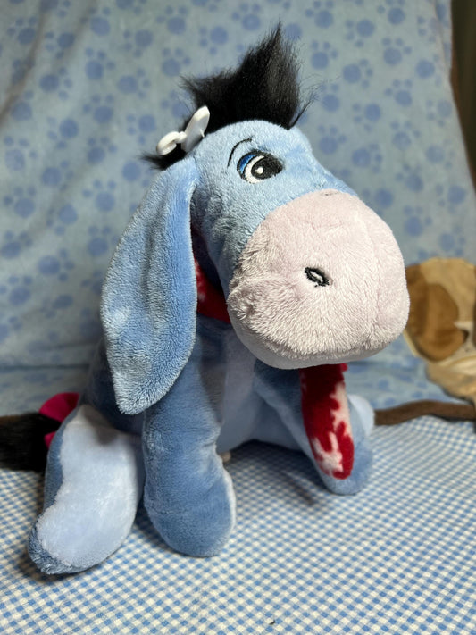 Disney small Eeyore Winnie The pooh plush holiday Christmas edition