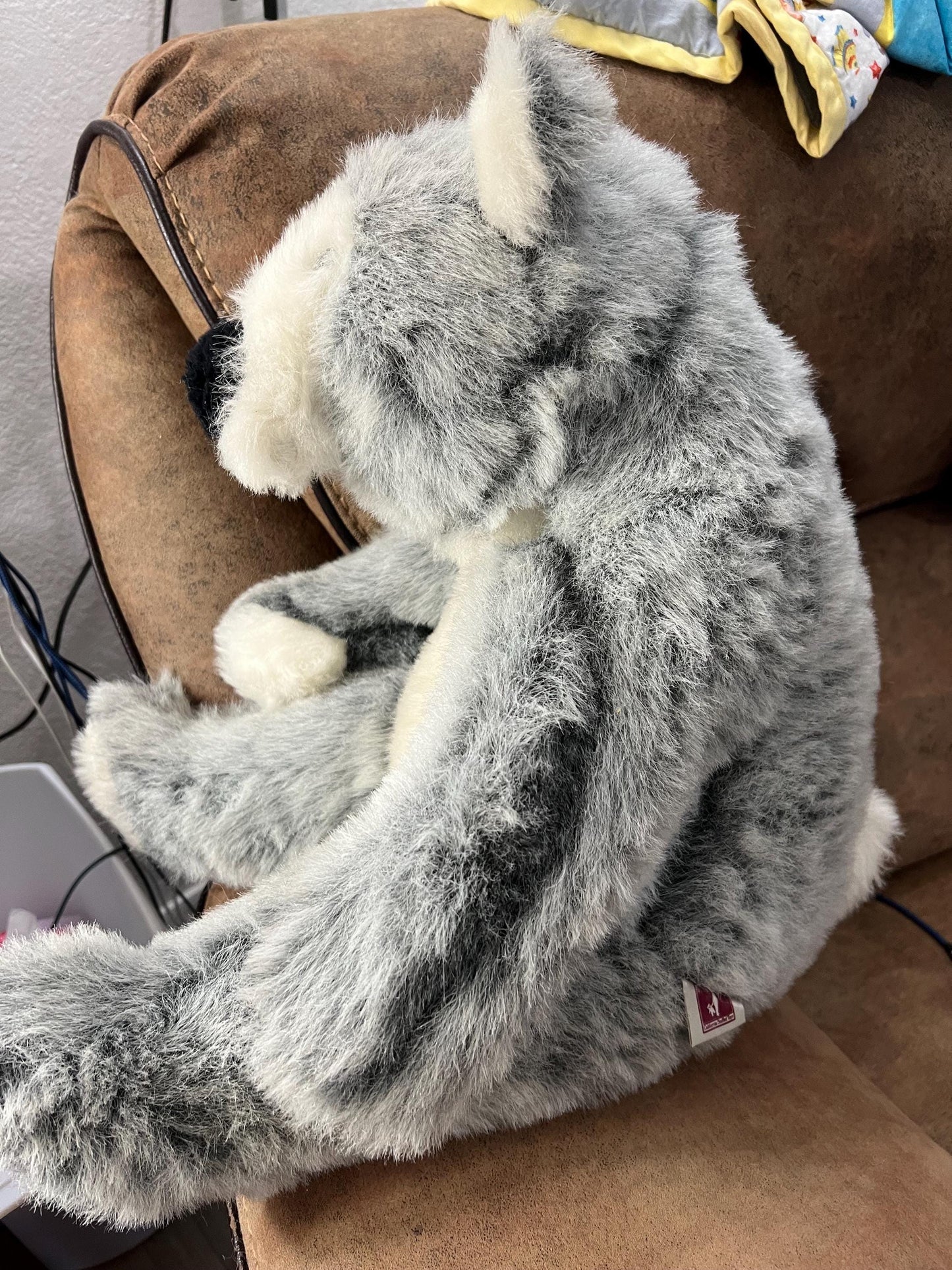 Caltoy Vintage Grey Bozzie Bear Plush