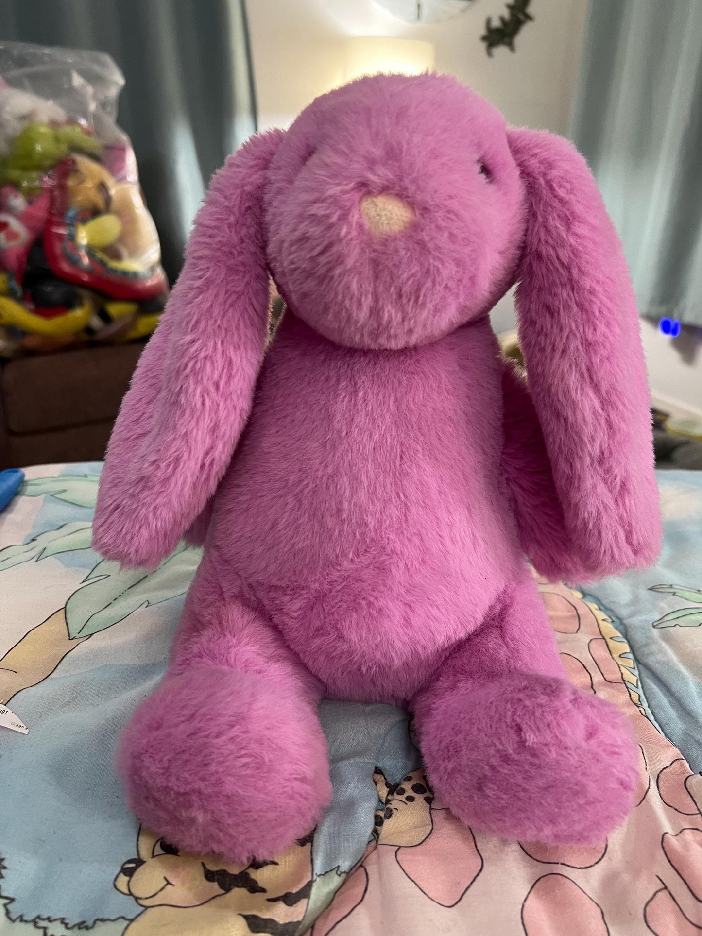 Animal Adventure Pinkish Purple Bunny Rabbit Plush 11”