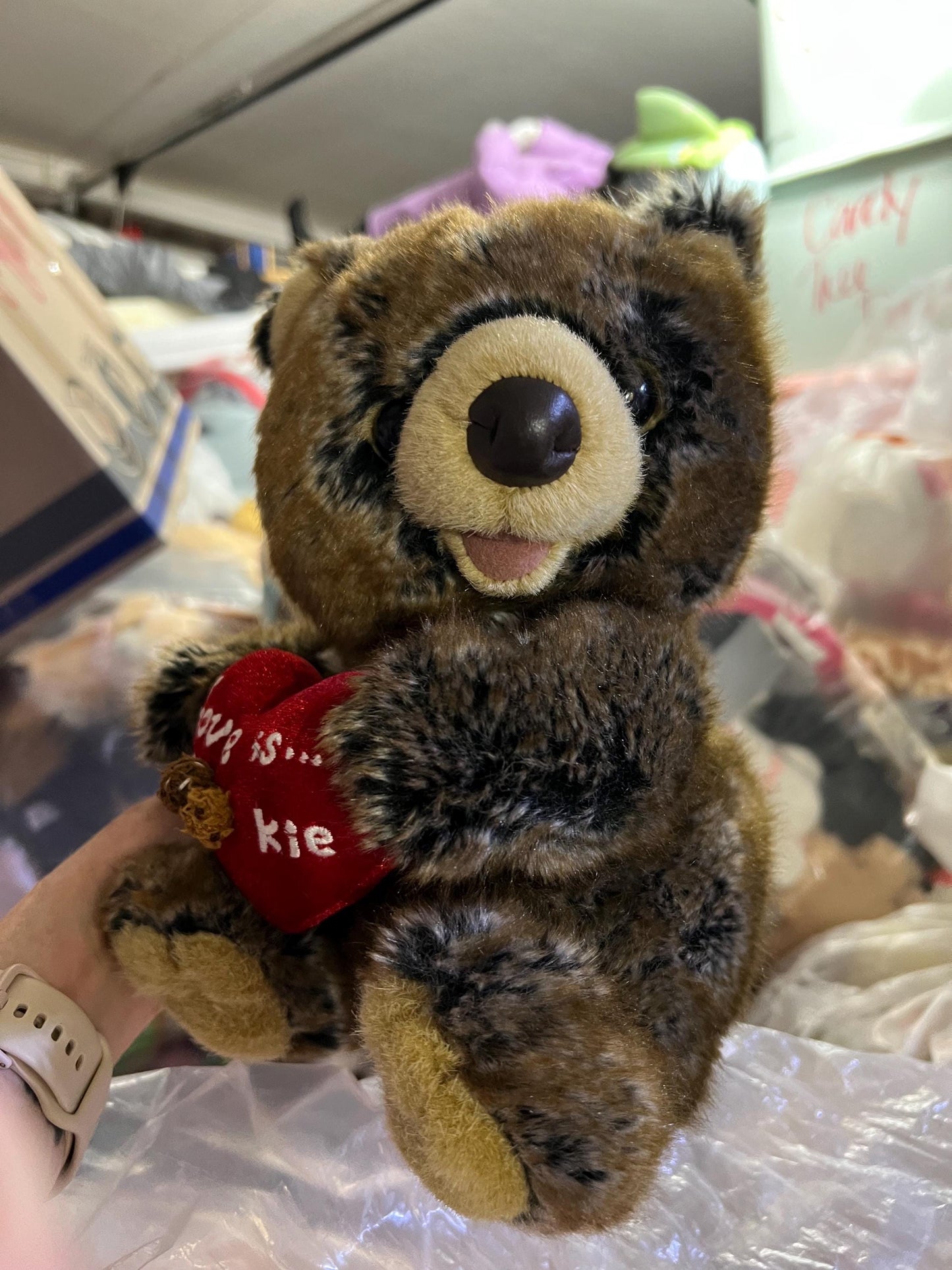 Cookie Brown Teddy Bear Plush Toy - Love Is...