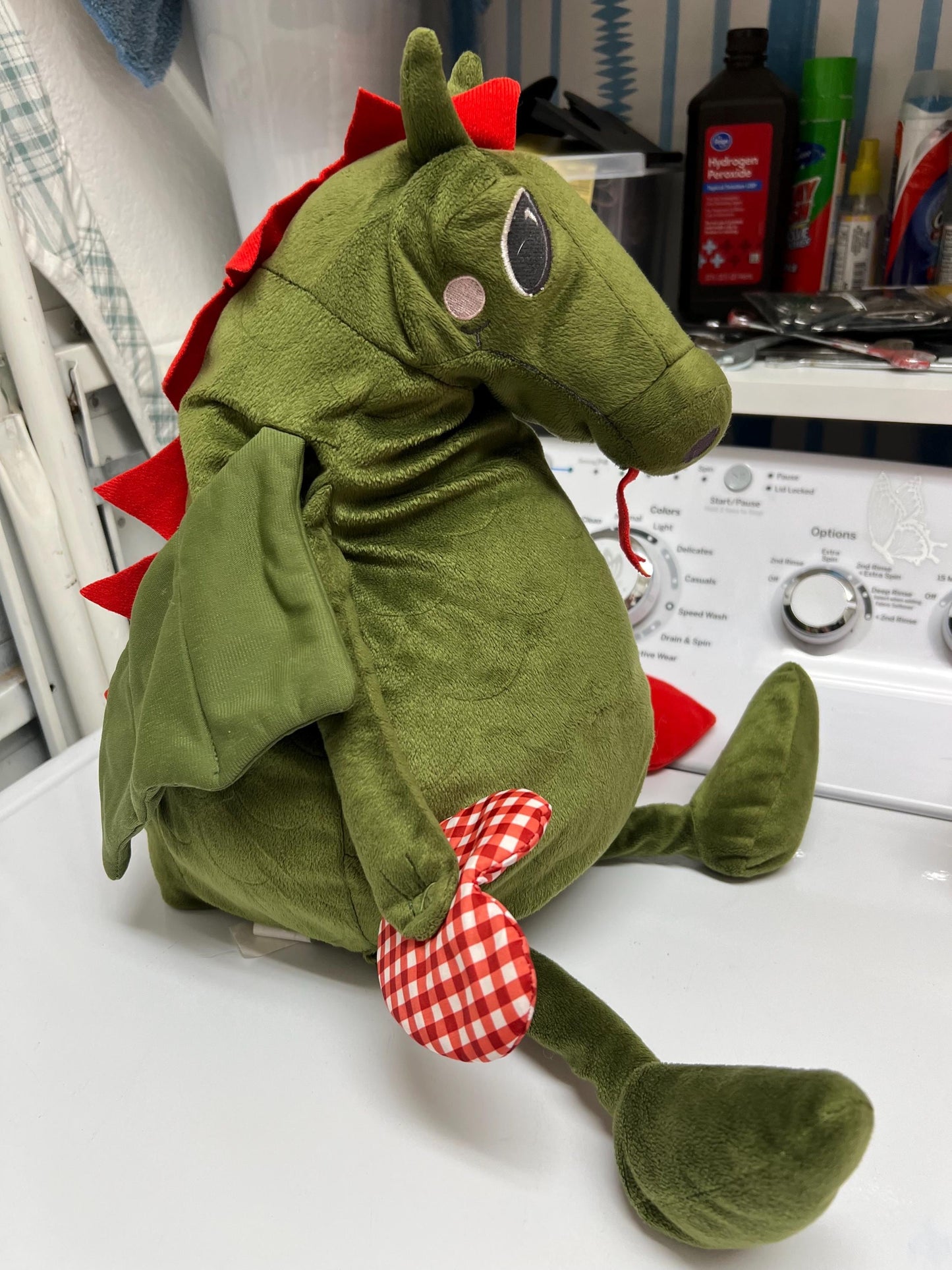 Ikea Flygdrake Green Dragon Plush