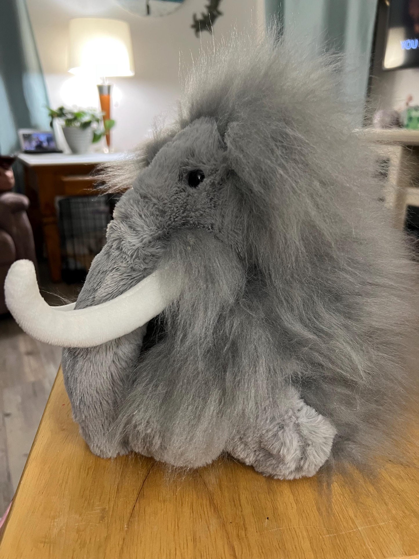 Portland Plush Gray Watson The Wooly Mammoth Elephant Stuffed Animal Plush.