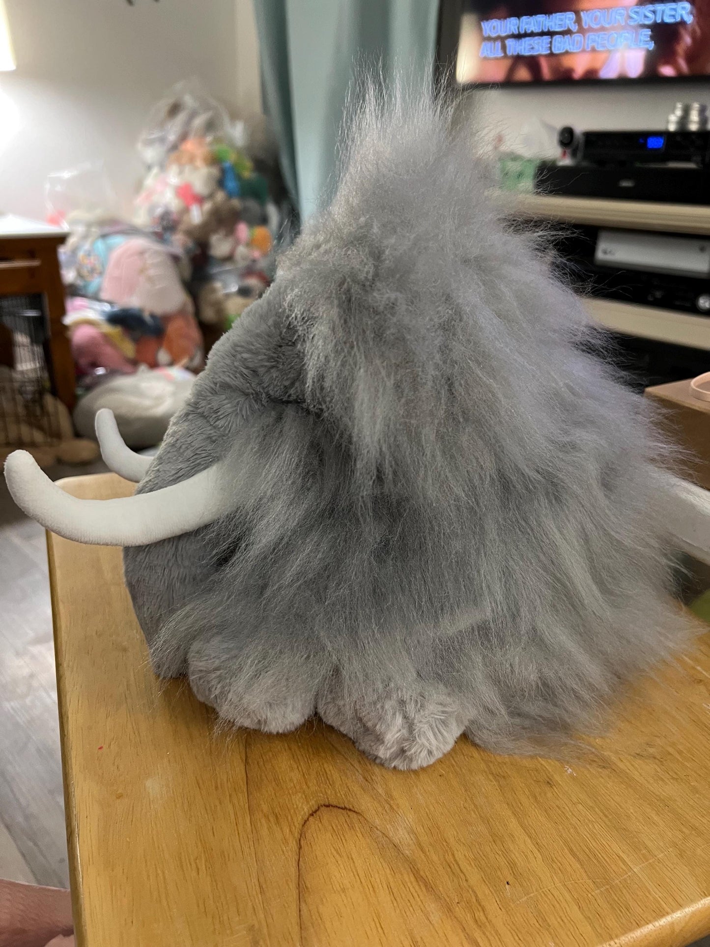 Portland Plush Gray Watson The Wooly Mammoth Elephant Stuffed Animal Plush.