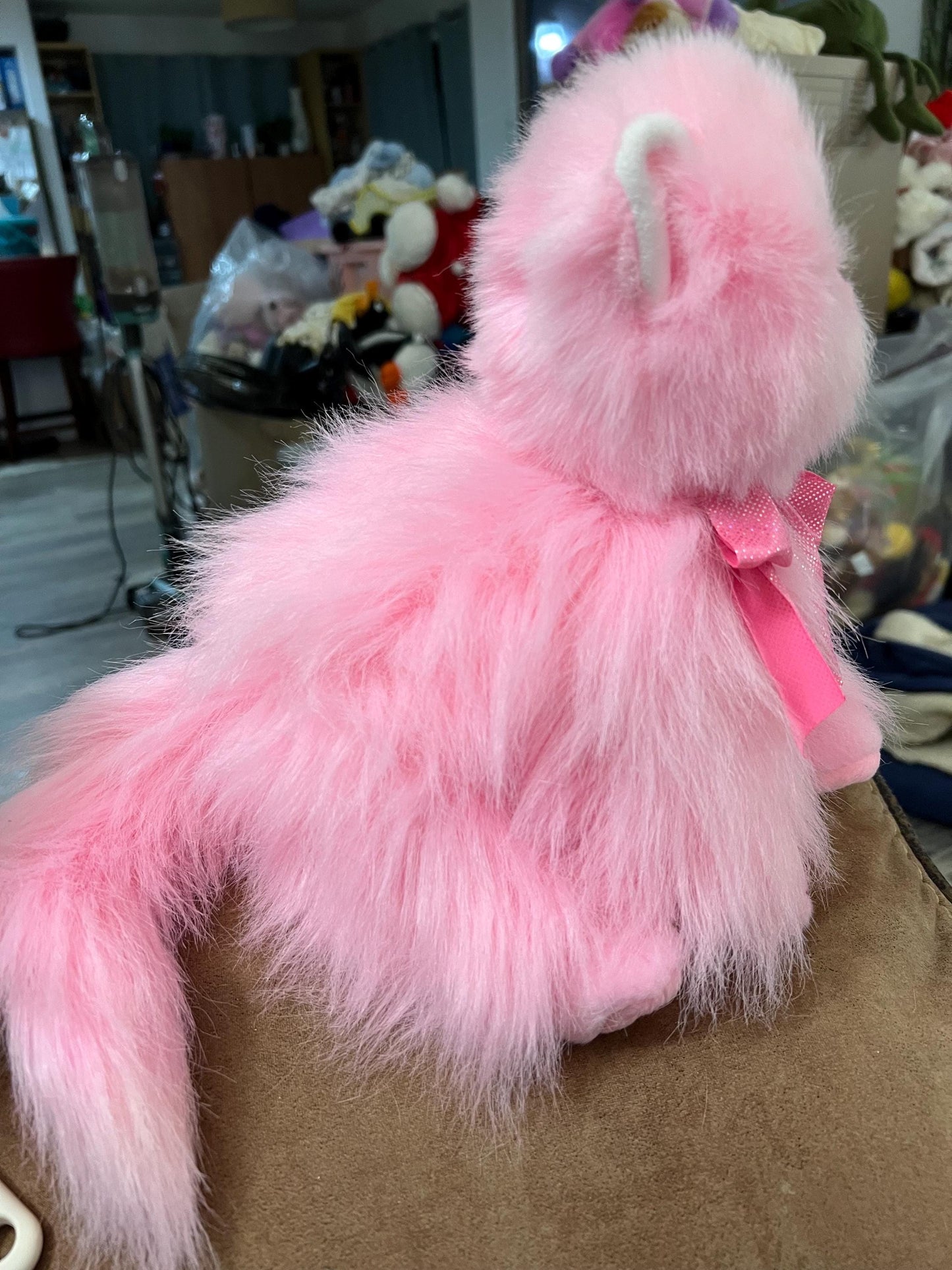 Ty Beanie Babies Orchid Pink Persian Kitty Cat Plush