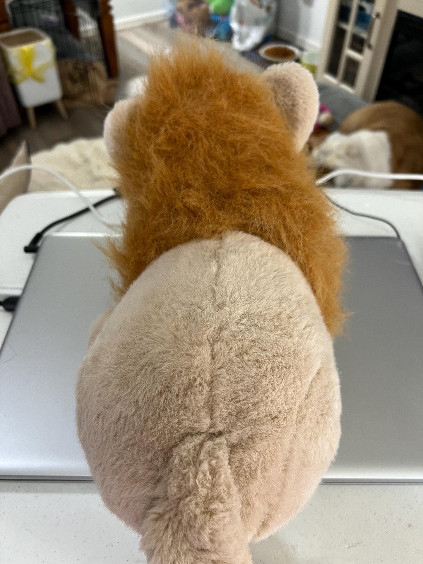 Squeez-em’s Vintage Tan Lion Plush