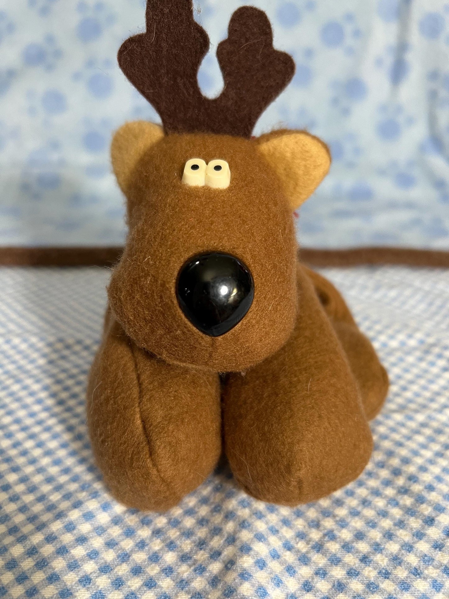 Rodney Christmas reindeer plush Hallmark 1979