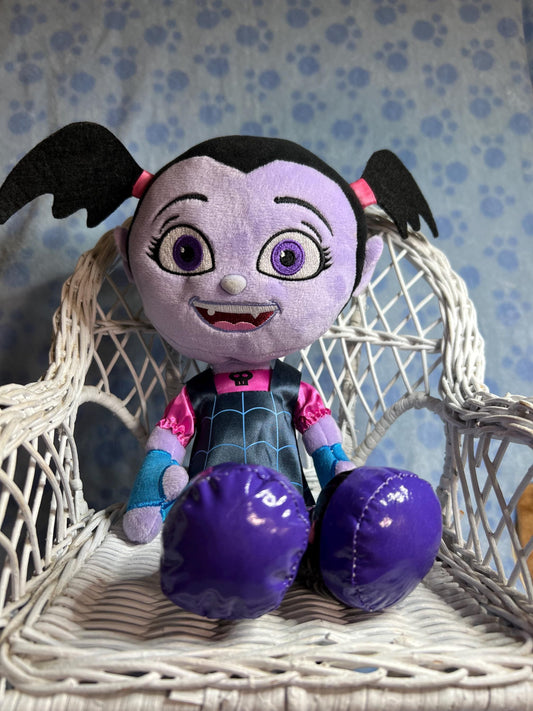 Disney Vampirina Plush Doll. Good condition Small cracks in vinyl shoes 12”