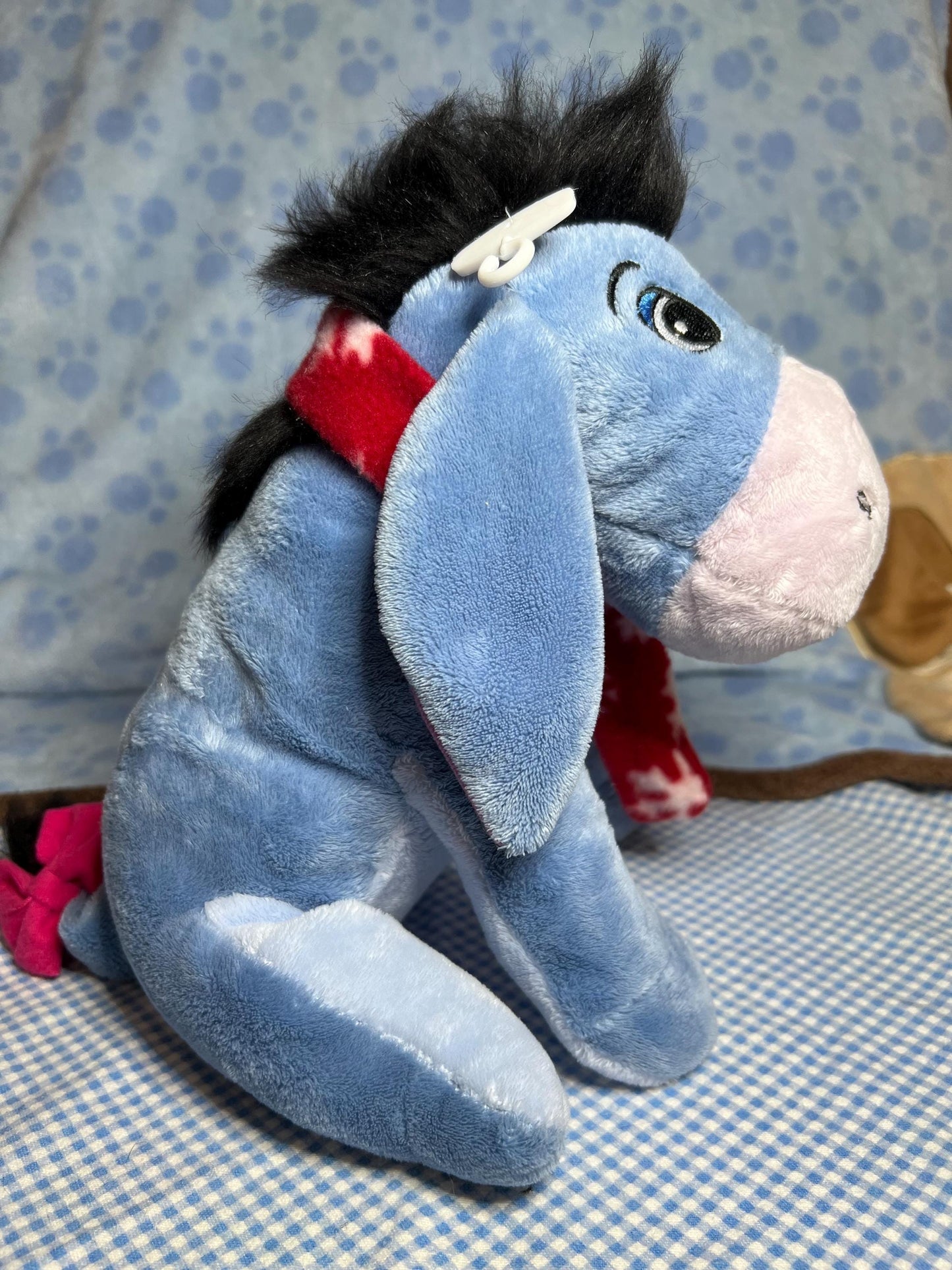 Disney small Eeyore Winnie The pooh plush holiday Christmas edition