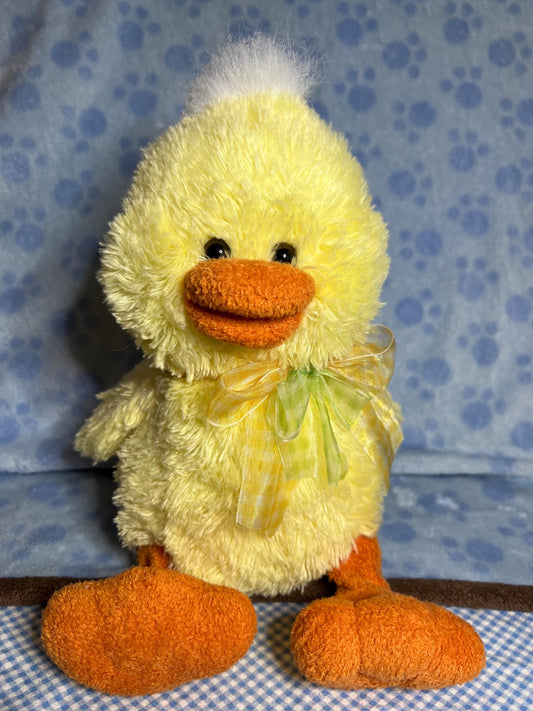 Fiesta Yellow And Orange Duck Plush