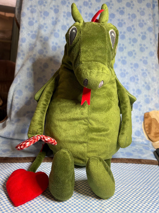 Ikea Flygdrake Green Dragon Plush