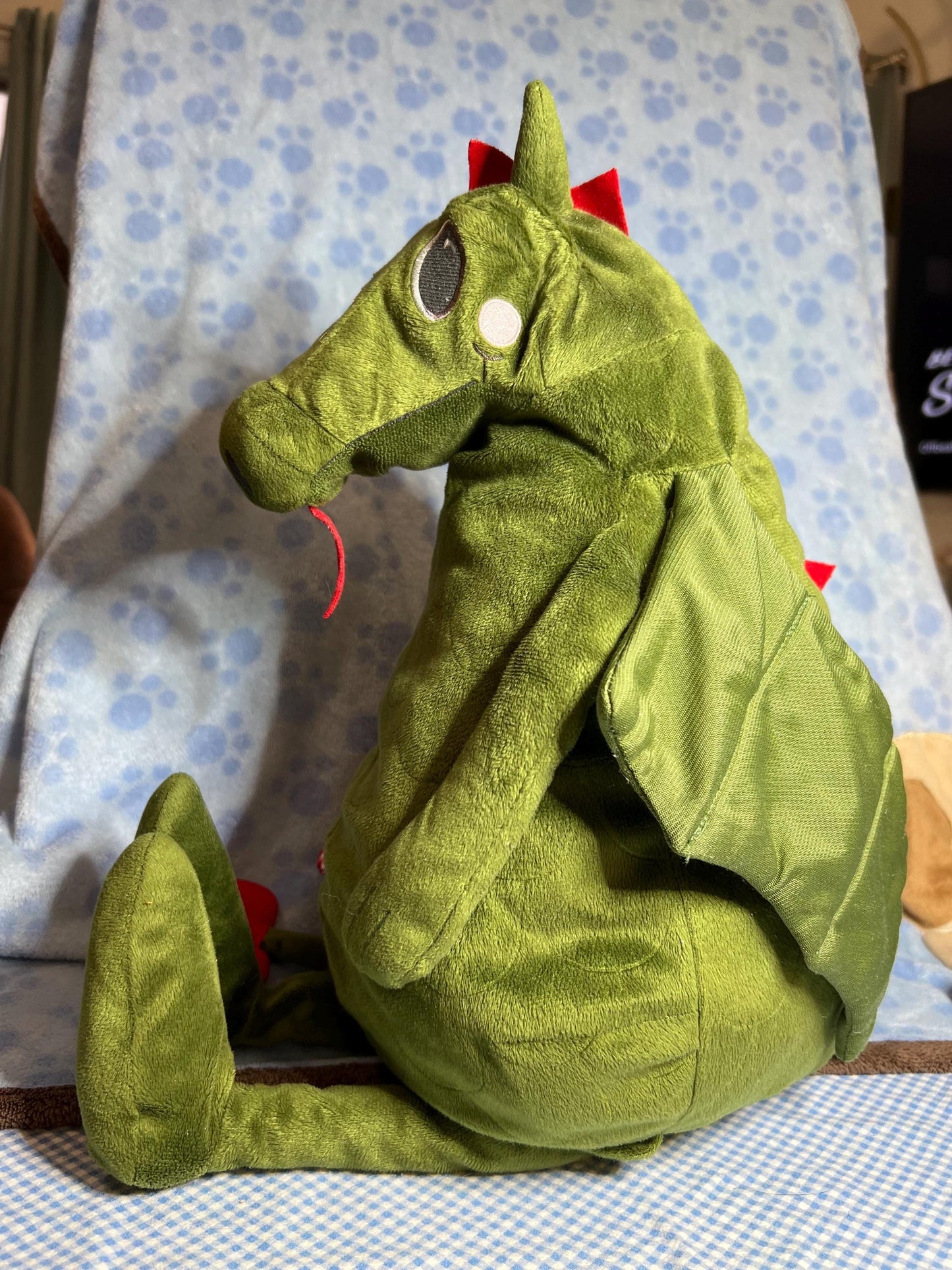 Ikea Flygdrake Green Dragon Plush
